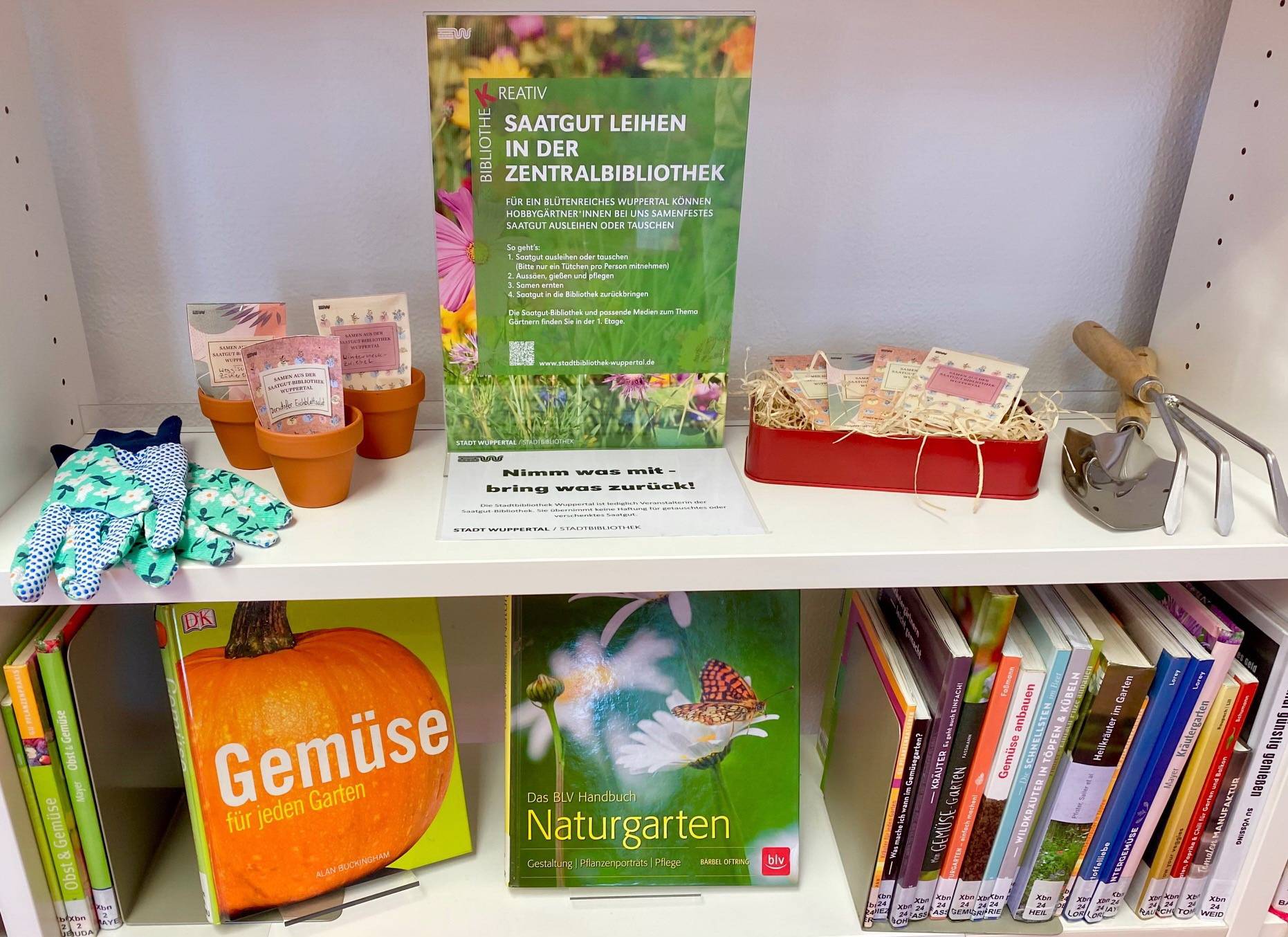 Saatgut und viele Infos (Archivbild).