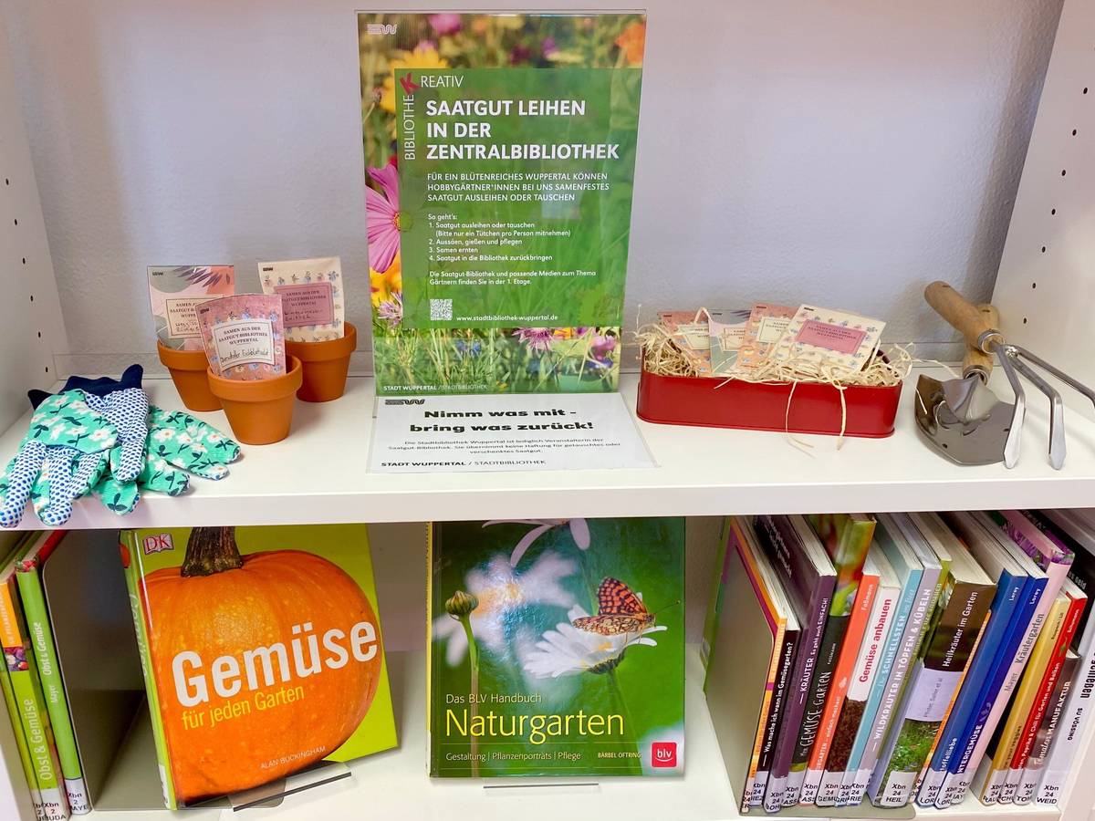 Frühlingszauber in der Wuppertaler Zentralbibliothek