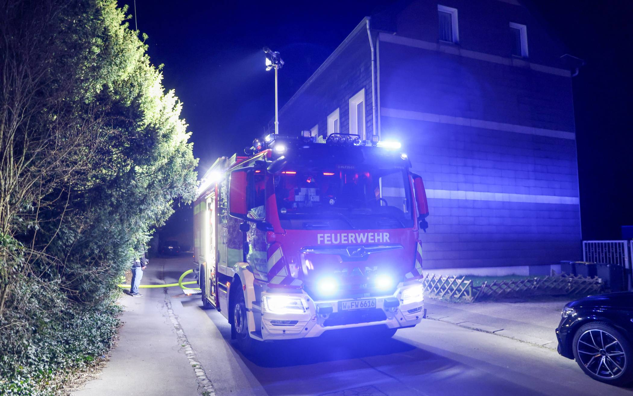 Garagenbrand in Langerfeld
