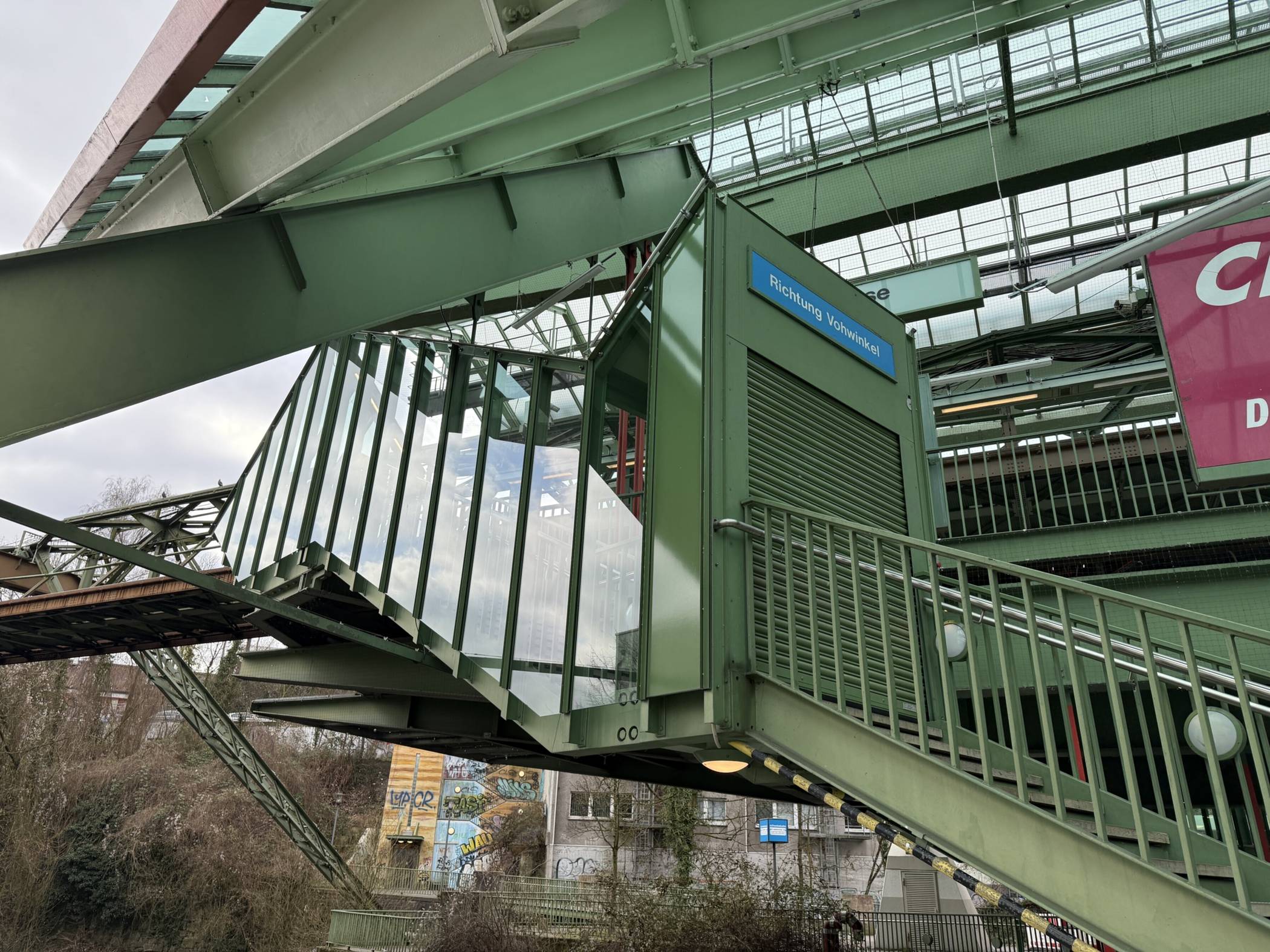 Die Aufgänge – hier an der Kluse – bleiben wohl geschlossen.