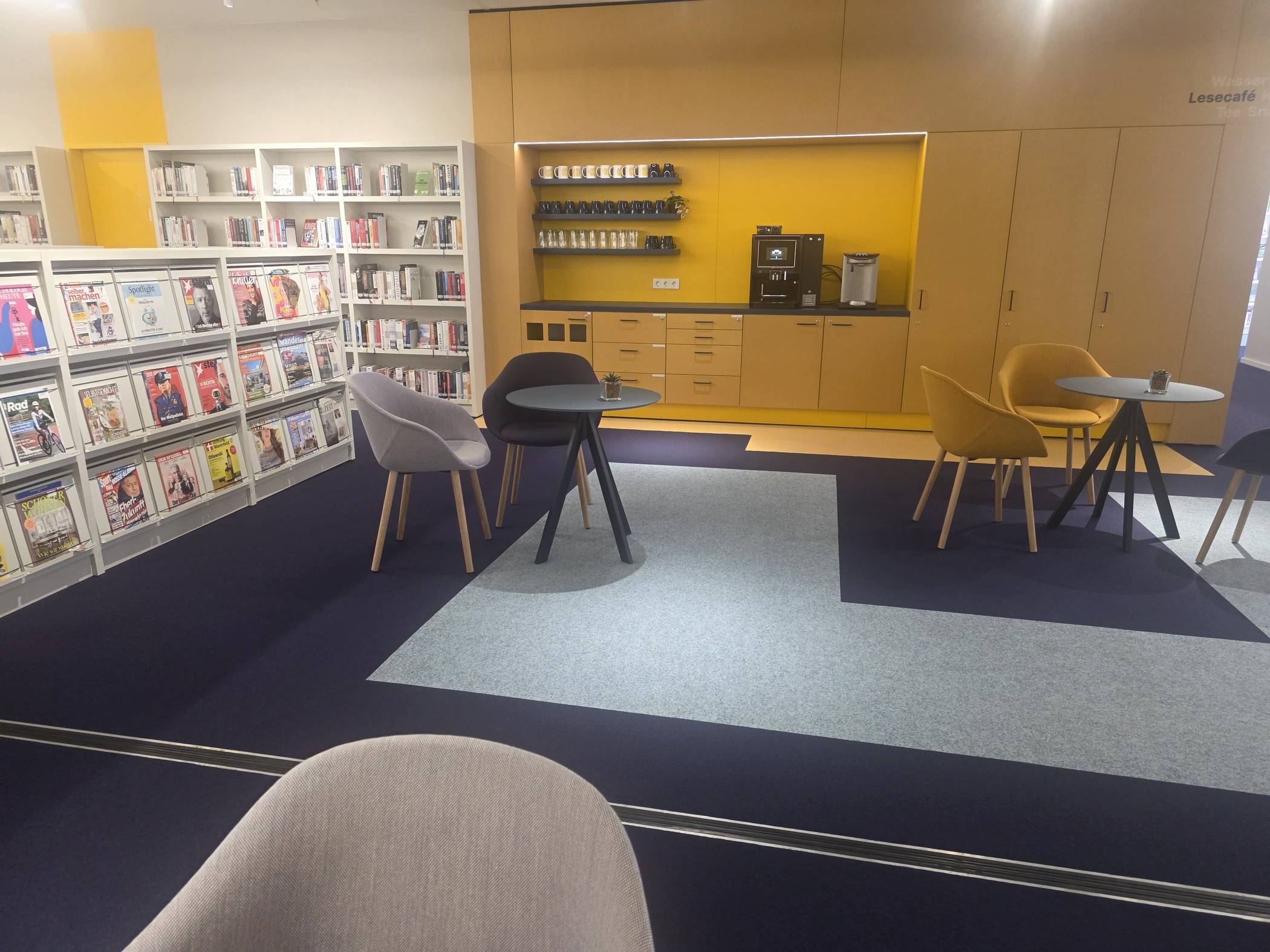 Blick in die neue Gummersbacher Stadtbibliothek.