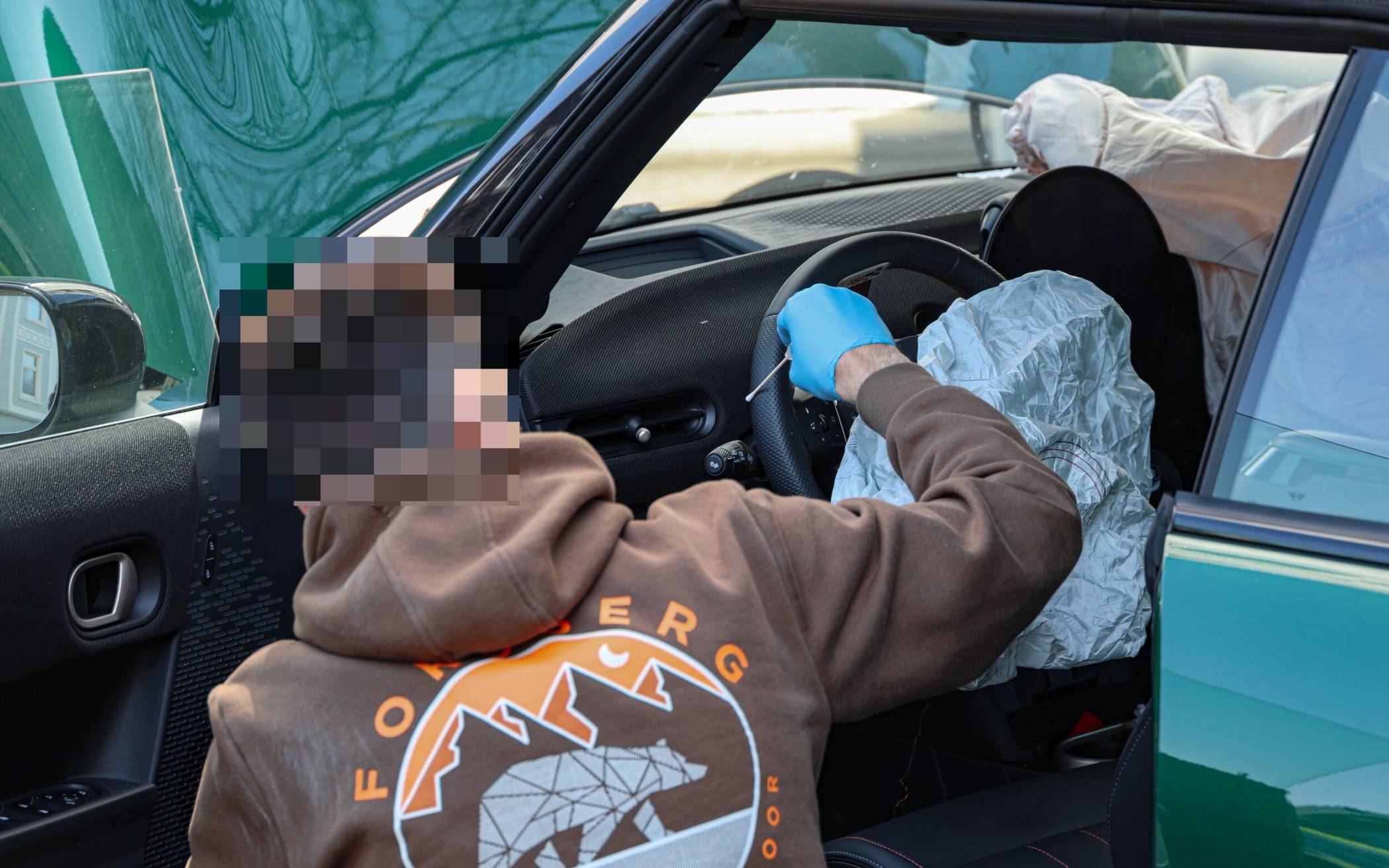 Die Polizei sicherte die Spuren.