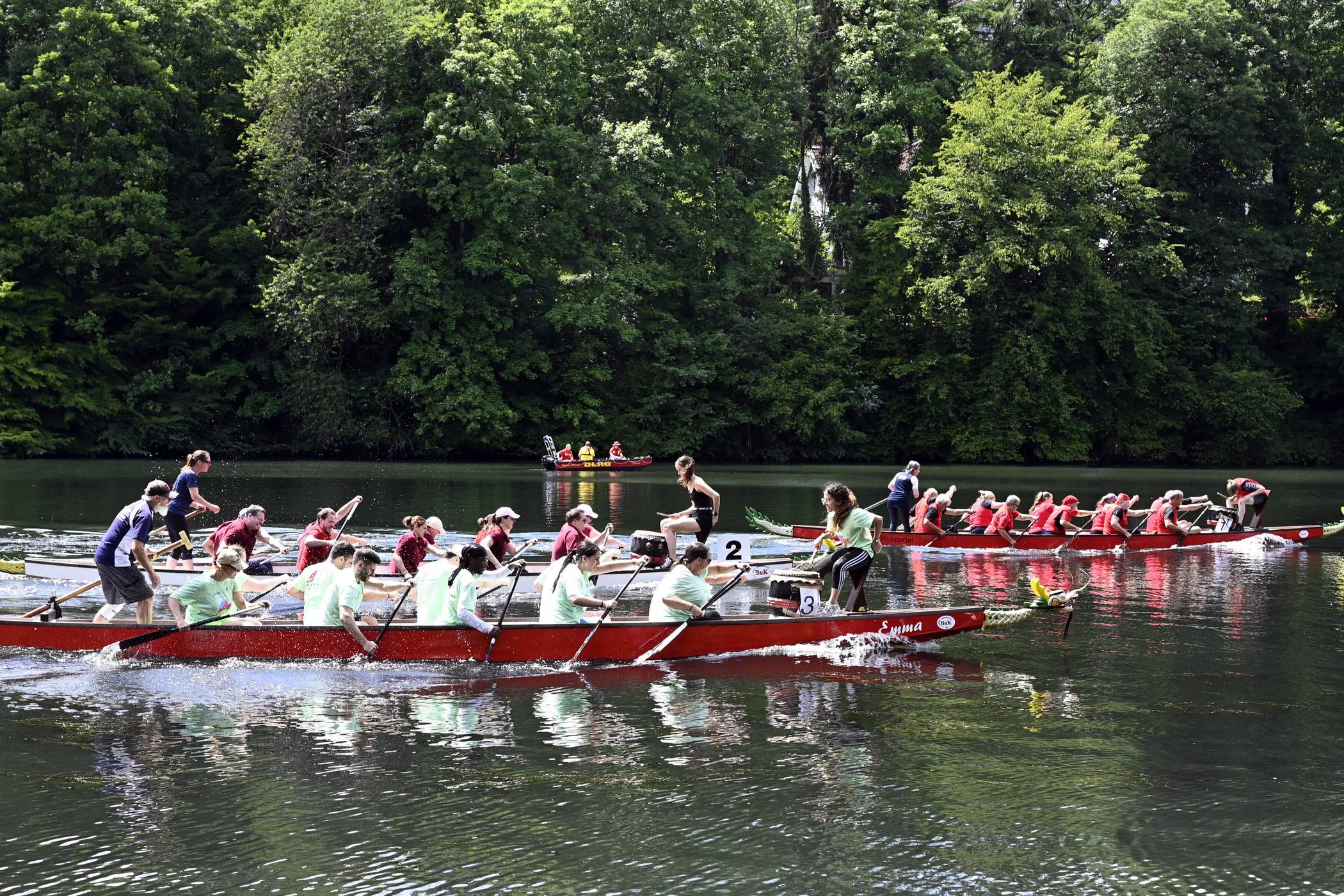  Es geht wieder rund auf dem Stausee. 