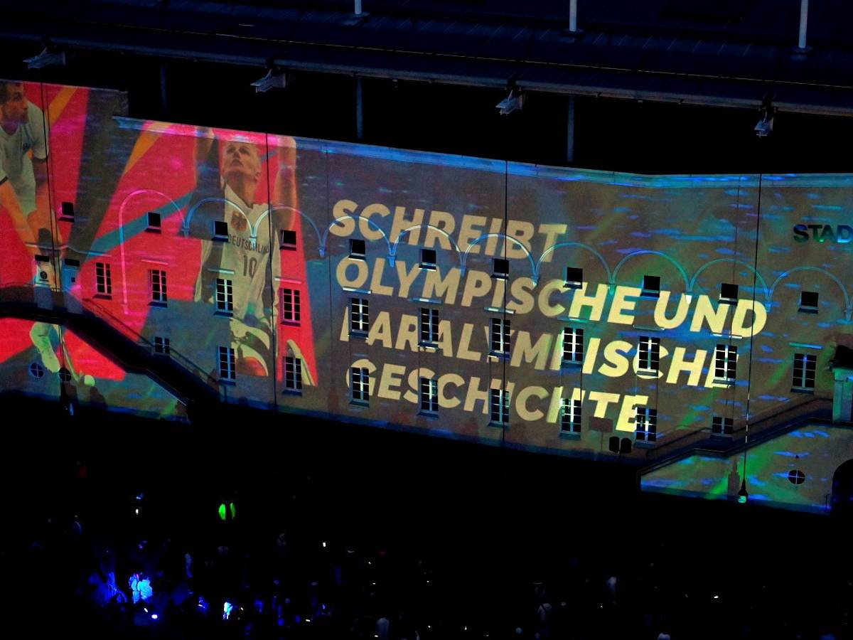 Illumination für Olympia-Bewerbung
