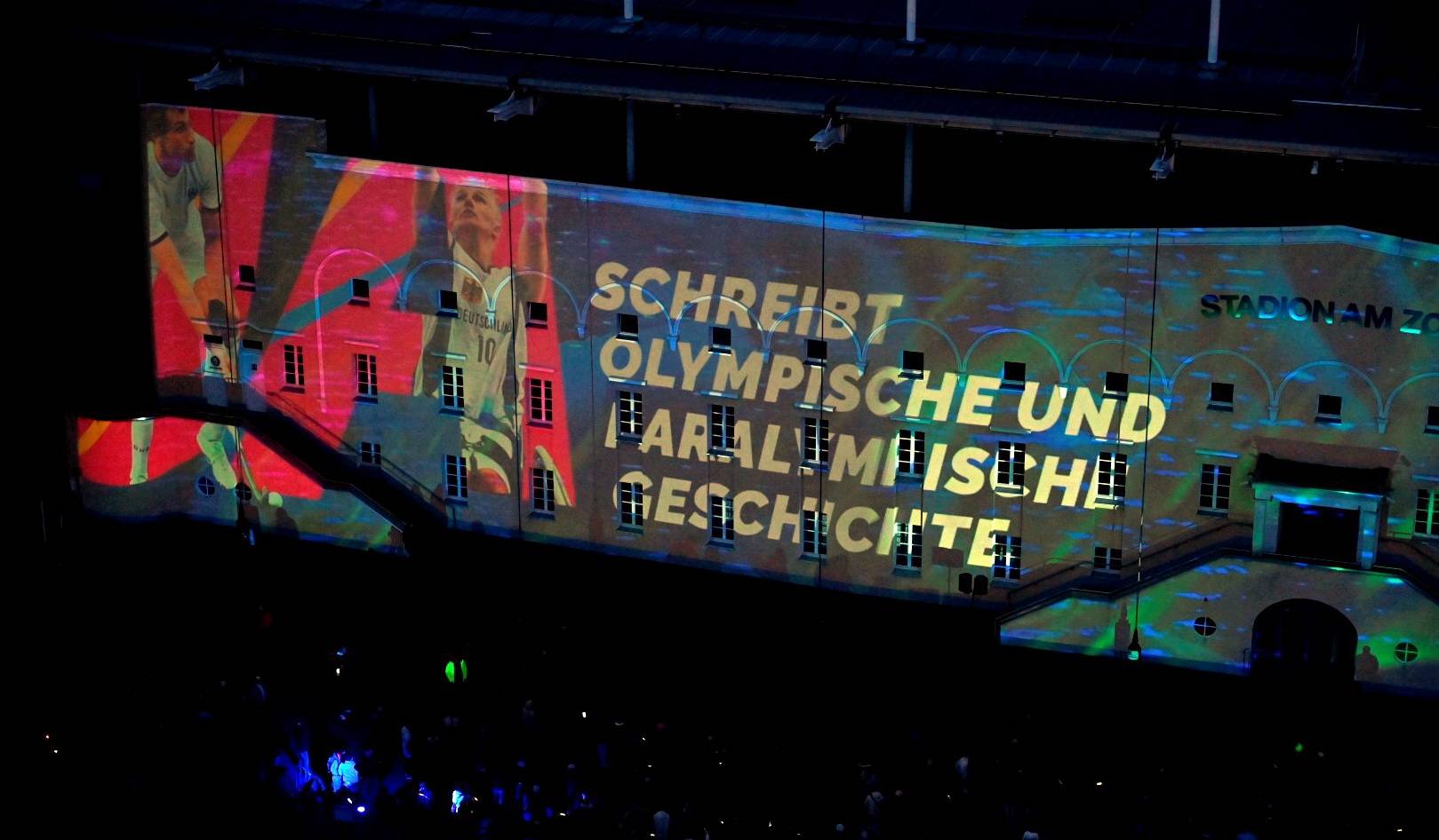 Bilder: Illumination für Wuppertals Olympia-Bewerbung