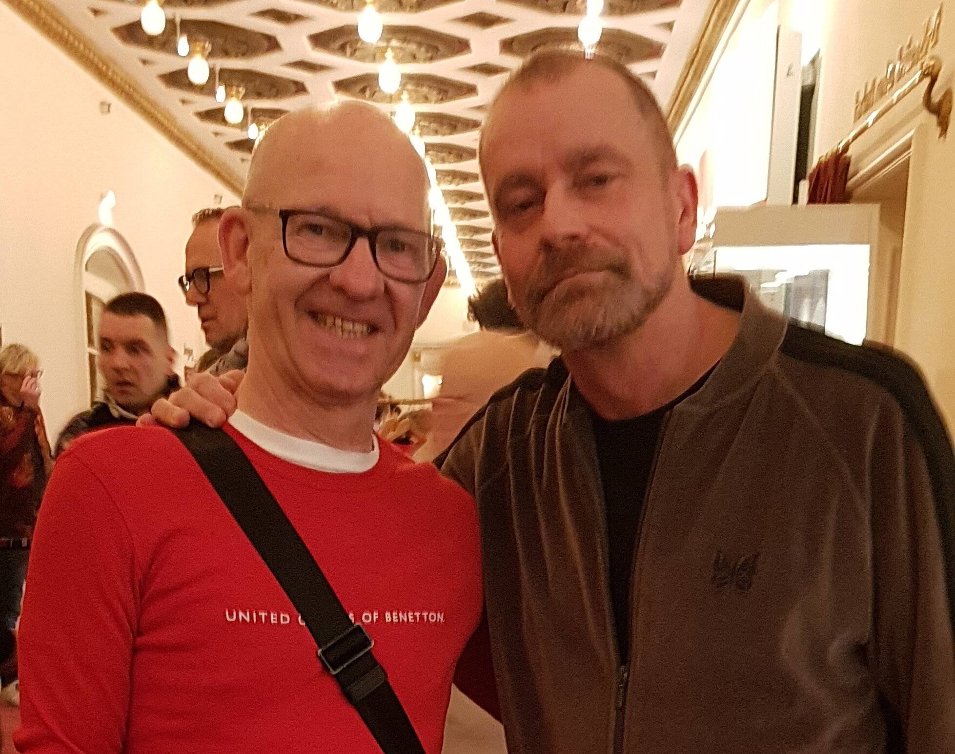 Peter Bergener mit Ulf Leo Sommer (re.).