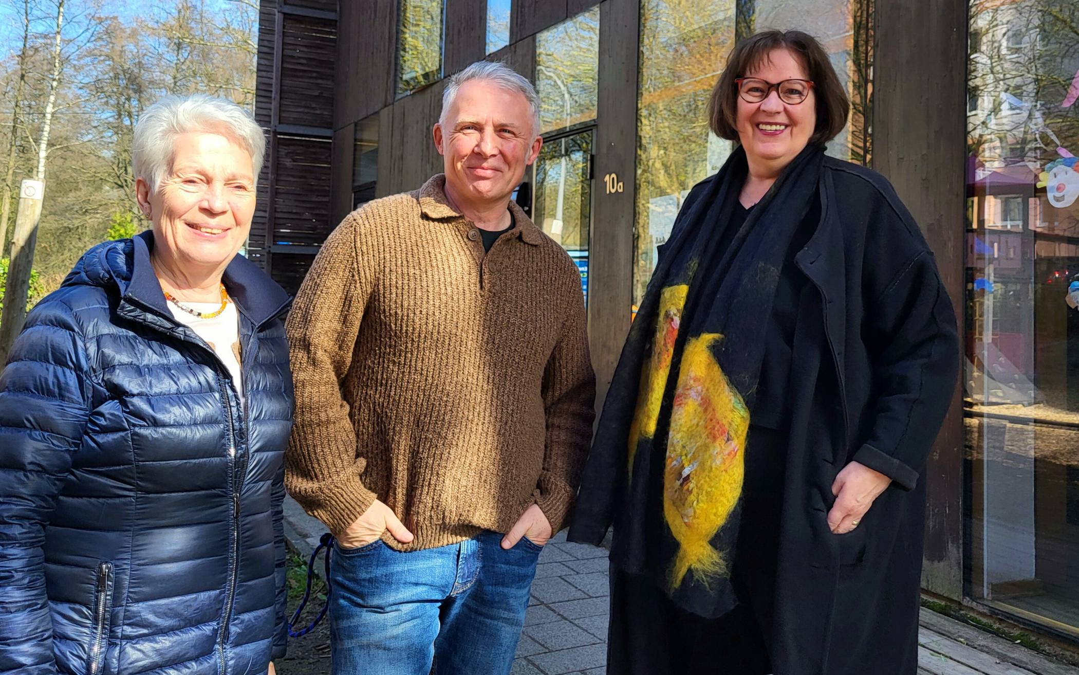 Von li.: Gabriela Ebert, Christian Looft-Kaufmann