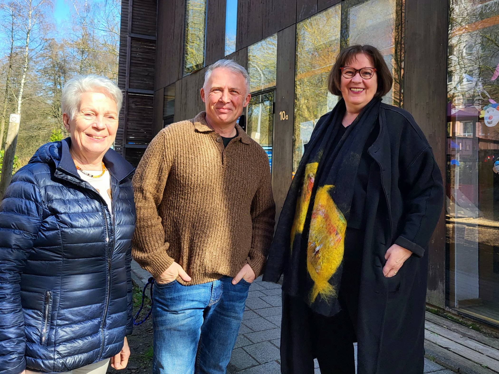  Von li.: Gabriela Ebert, Christian Looft-Kaufmann und Karin Weber. 