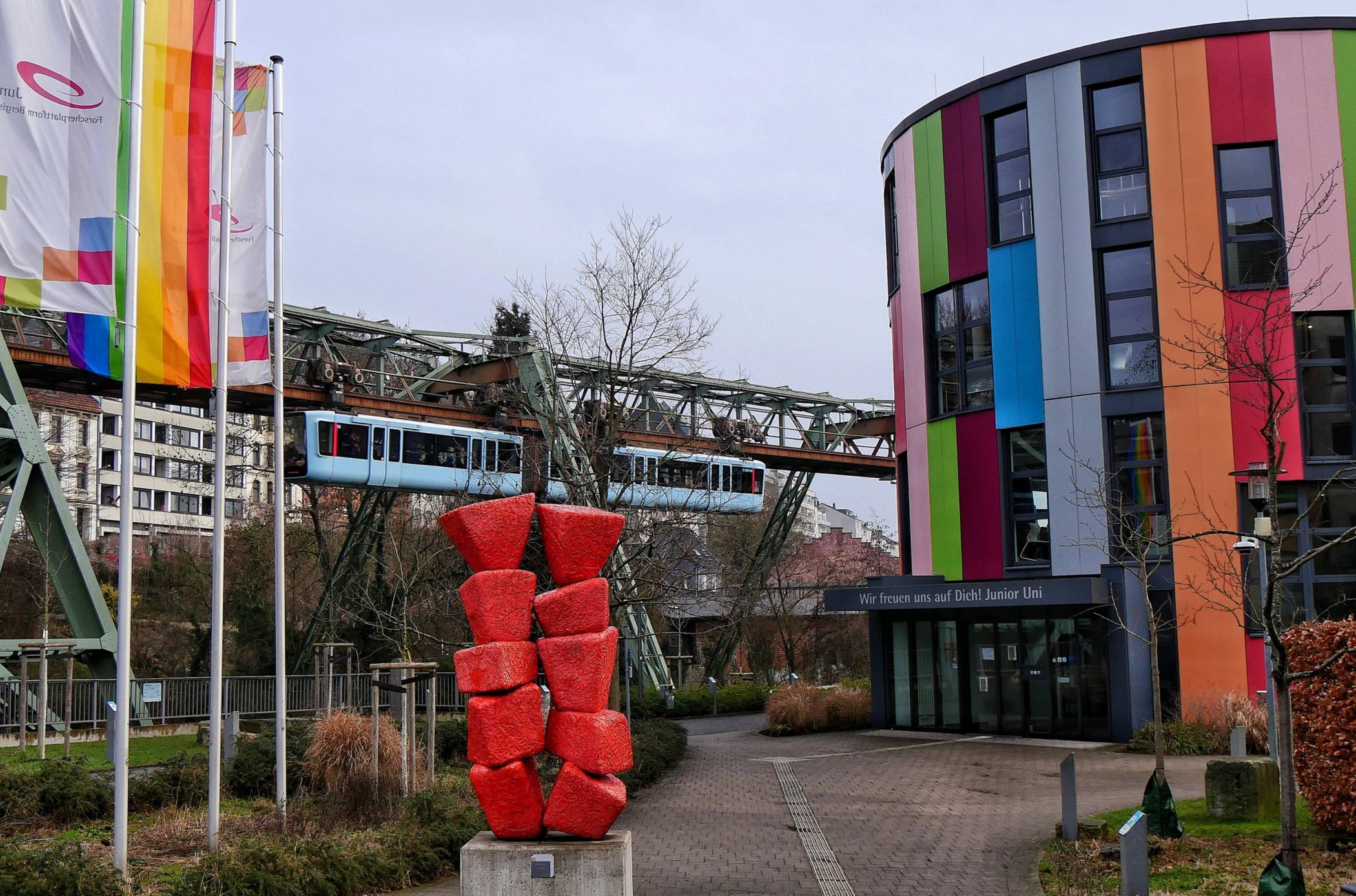 Die Junior Uni in Unterbarmen. 