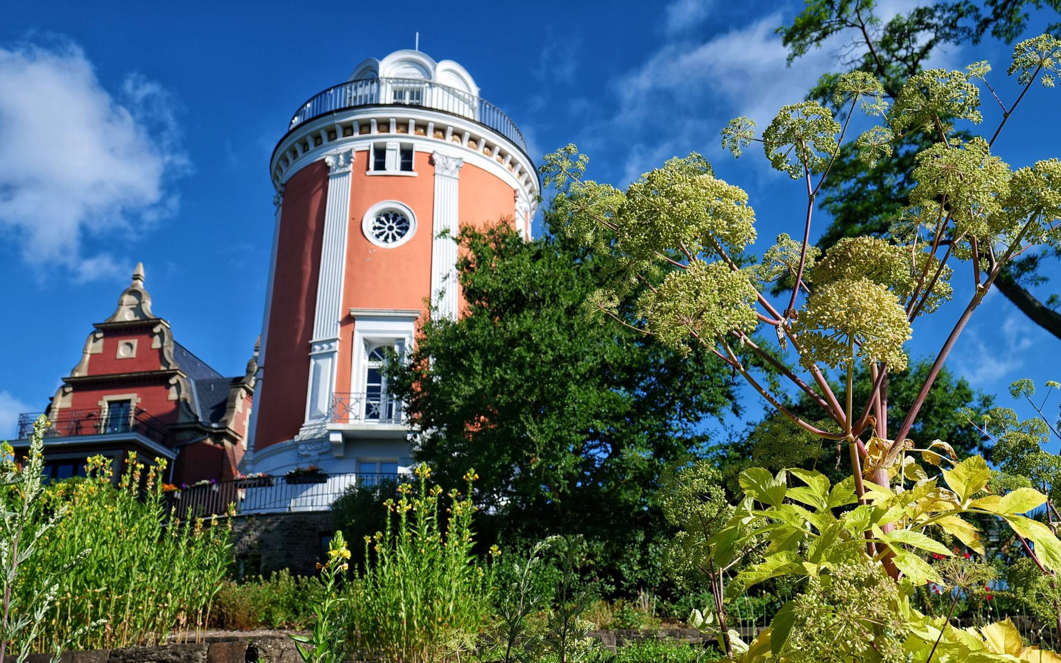 Der Botanische Garten mit der Villa