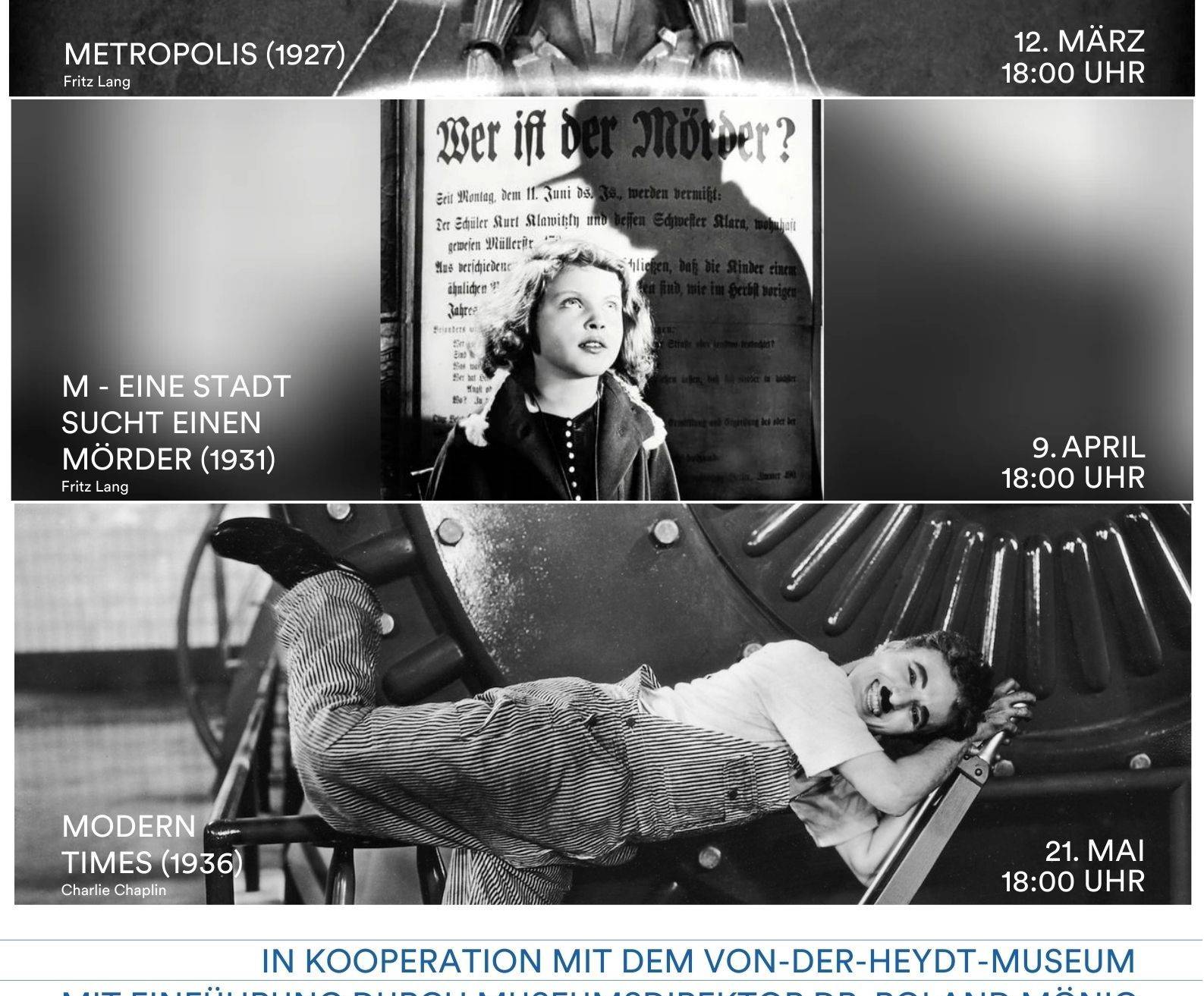  Das Plakat zur Veranstaltungsreihe. 