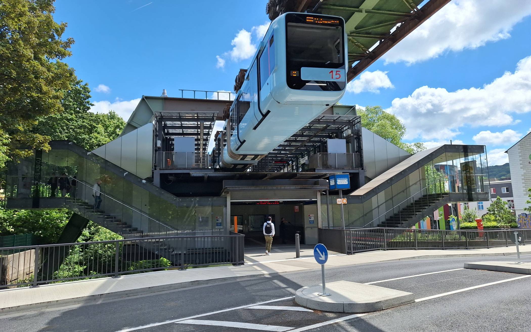 Die Station Loher Brücke.