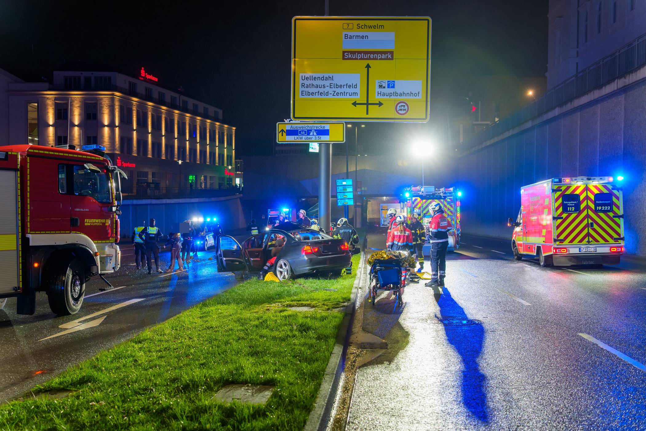 Zahlreiche Einsatzkräfte waren vor Ort.