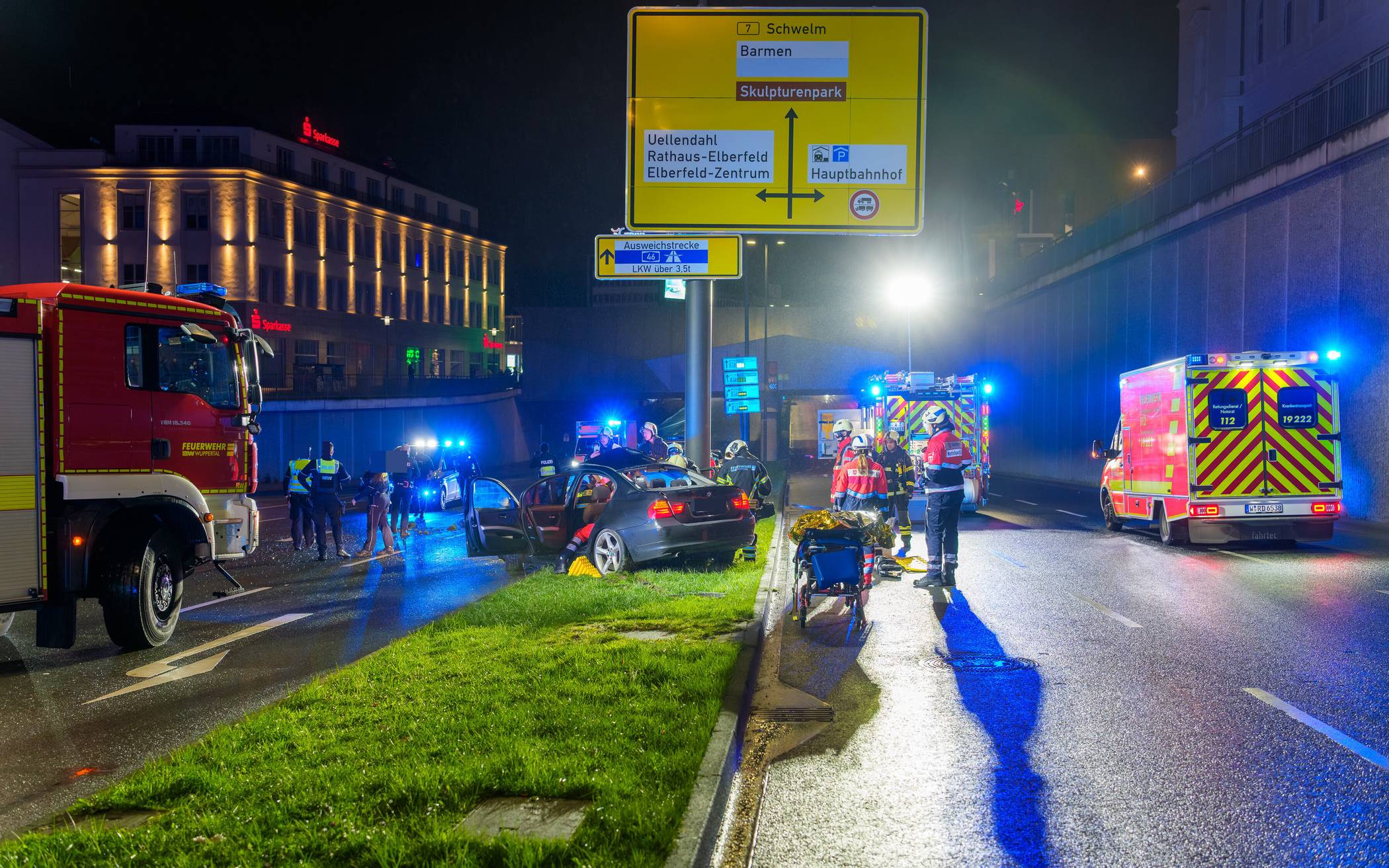 Zahlreiche Einsatzkräfte waren vor Ort.