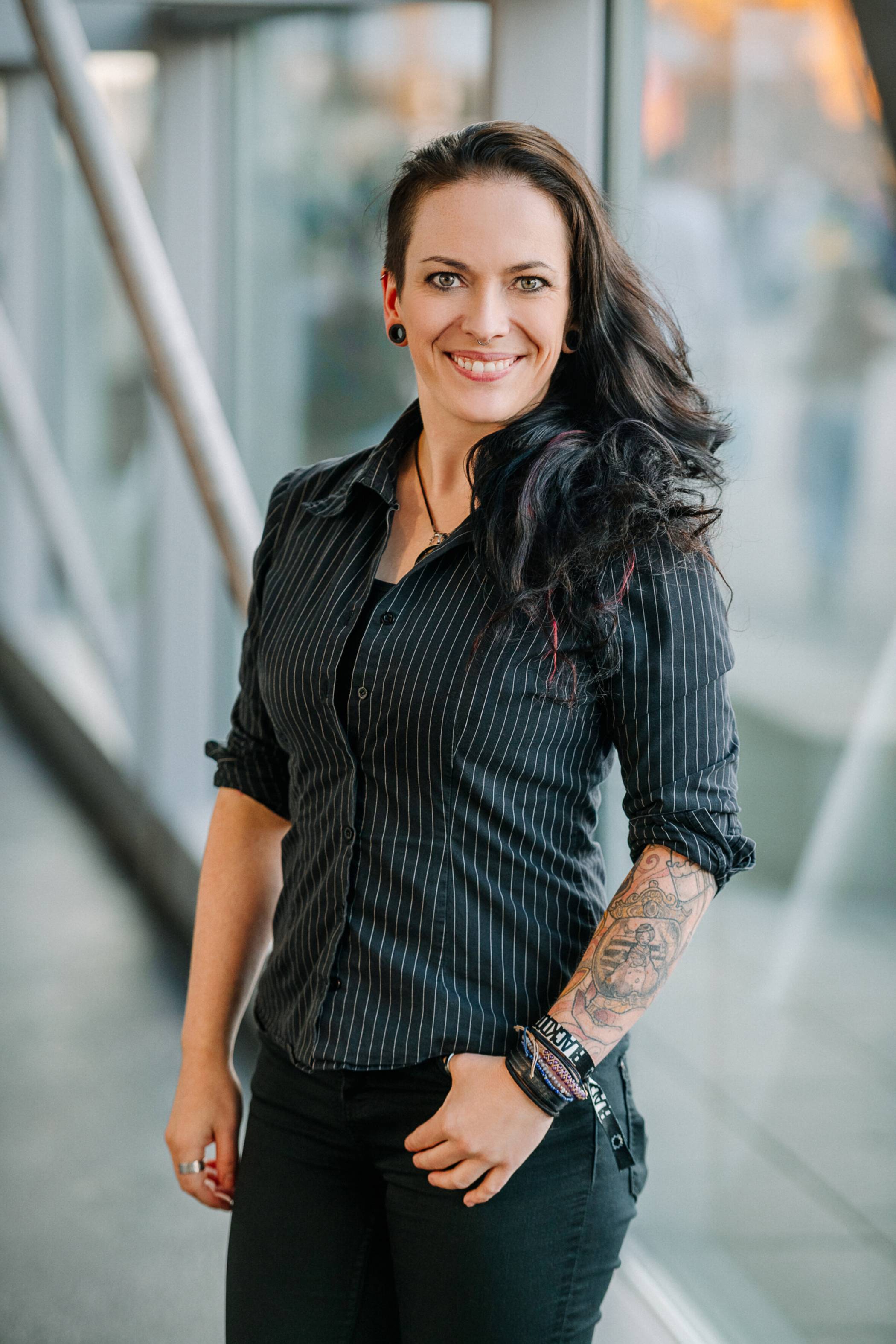 Bodypainterin Elisabeth...