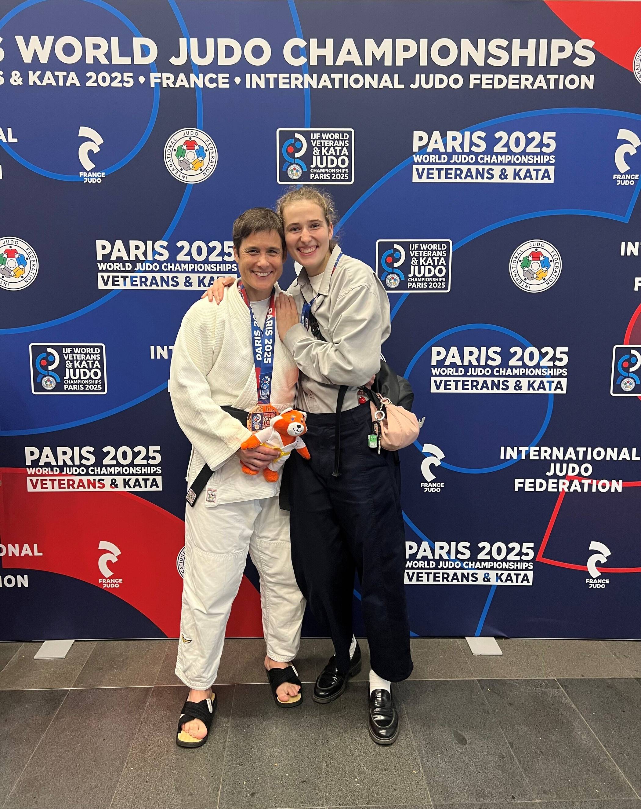 Dr. Anne Martinez Schramm und ihre Trainerin Lena Wollnitza bei der...