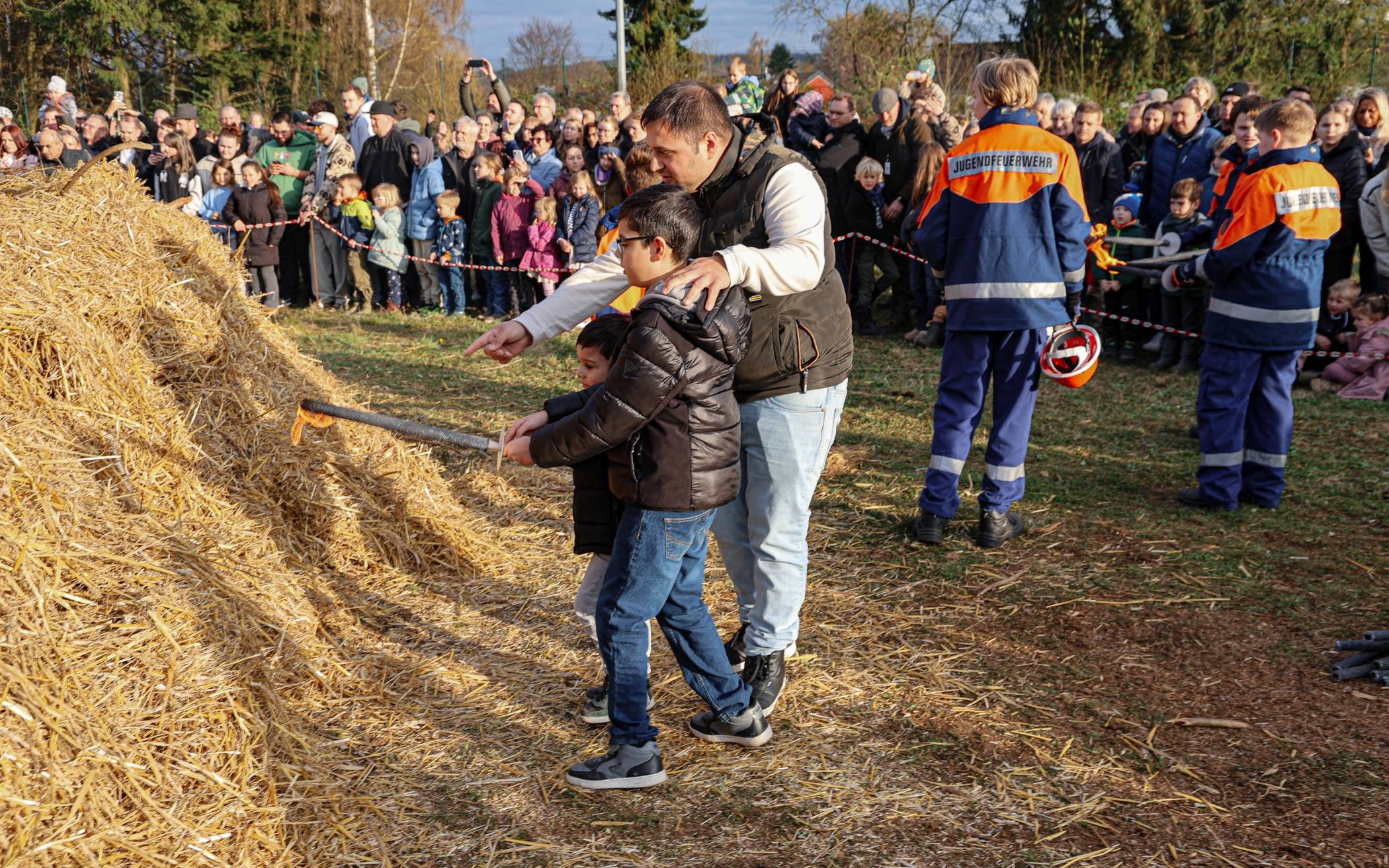 Bilder: Das Nächstebrecker Osterfeuer 2026