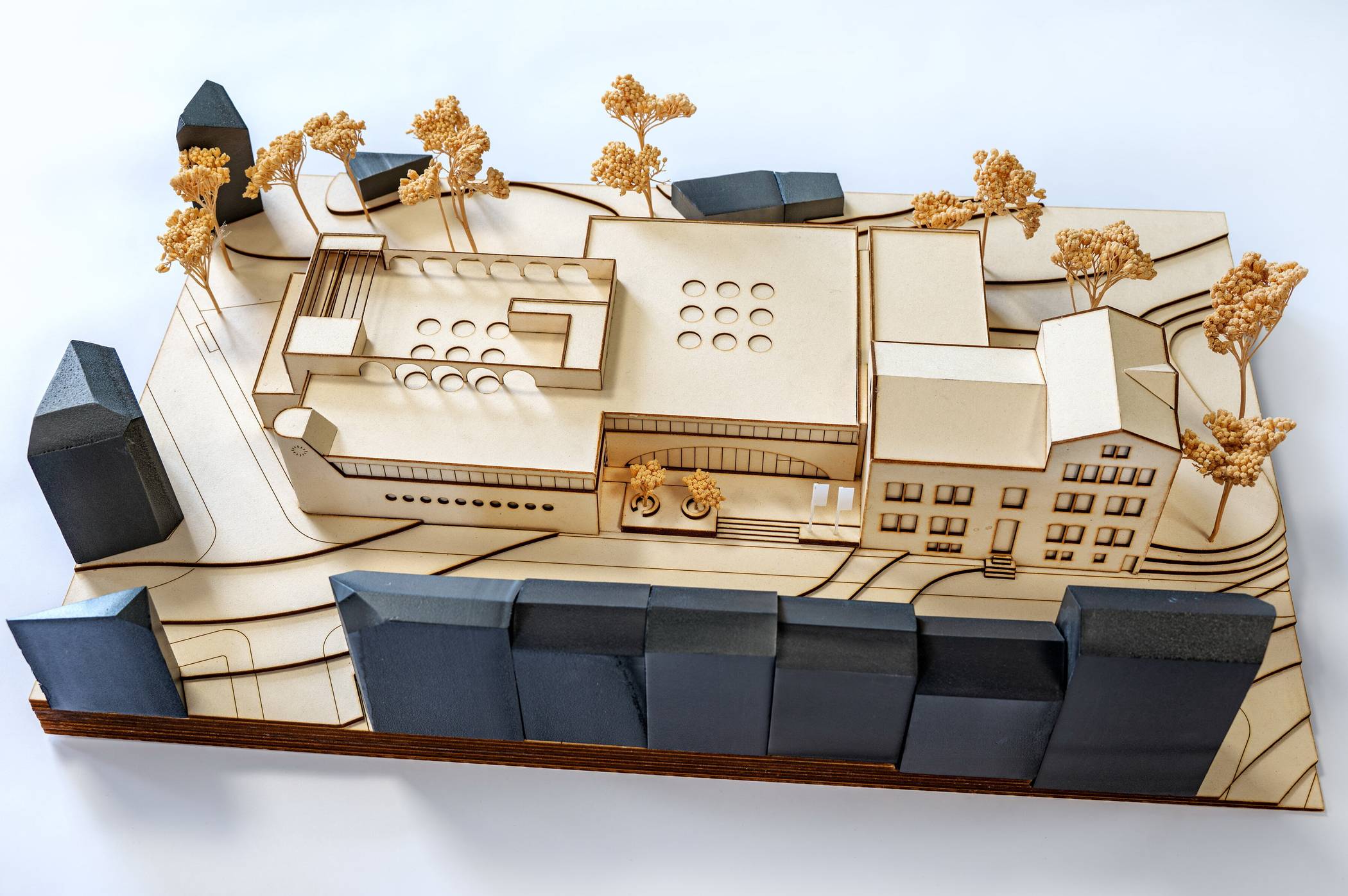  Das Modell der neuen Ganztagsgrundschule in der Eichenstraße. 