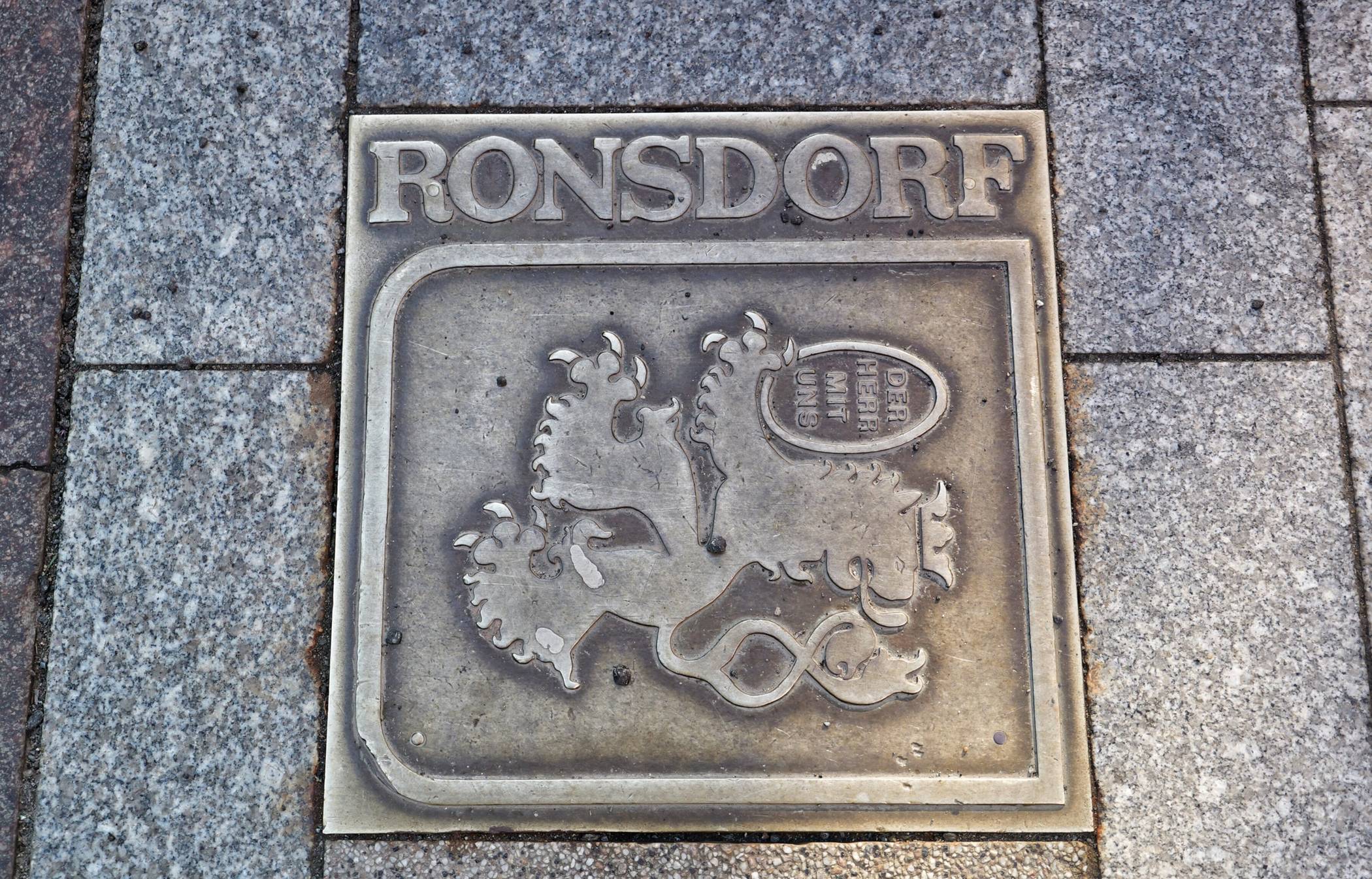 Das Wappen des Stadtteils.