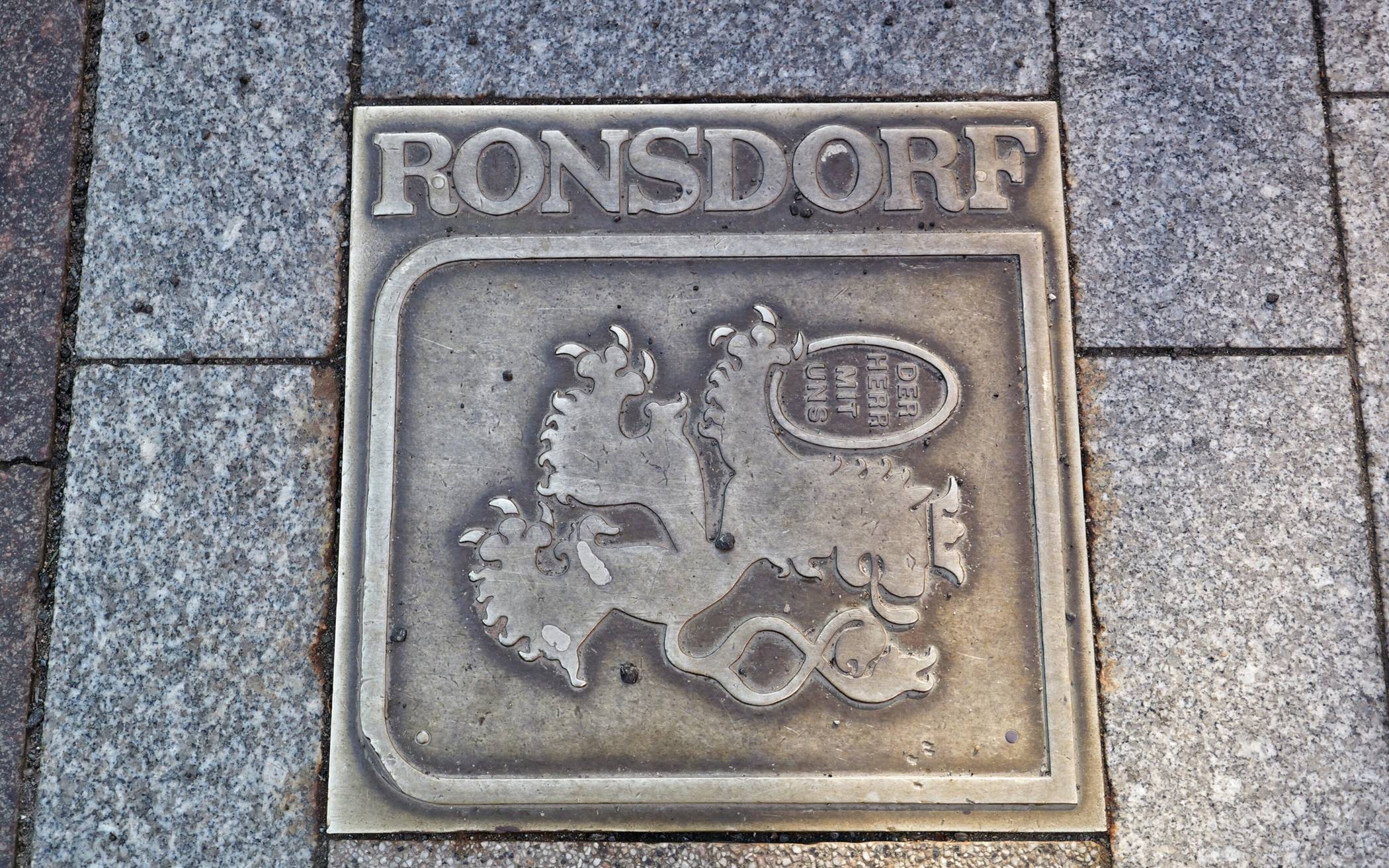 Das Wappen des Stadtteils.