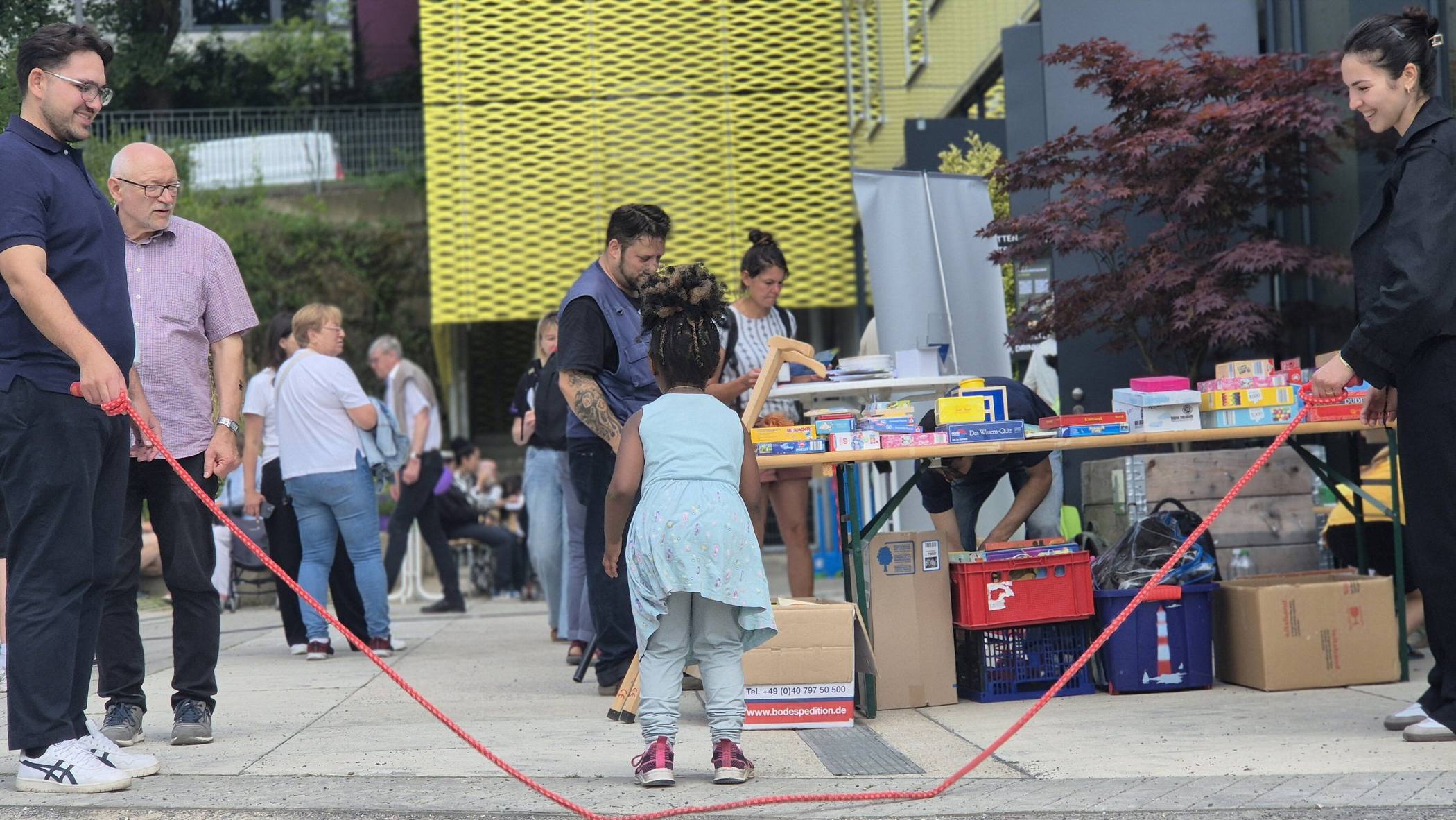  Es gab zahlreiche Angebote zum Mitmachen. 