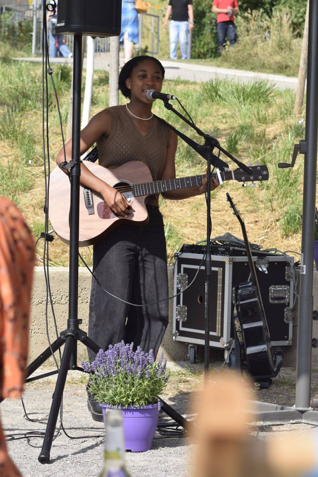 Musik beim Straßenfest.