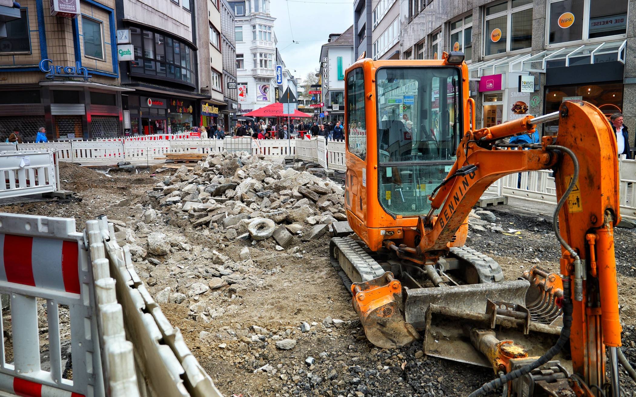 Infos zu den Bauarbeiten in der Elberfelder City