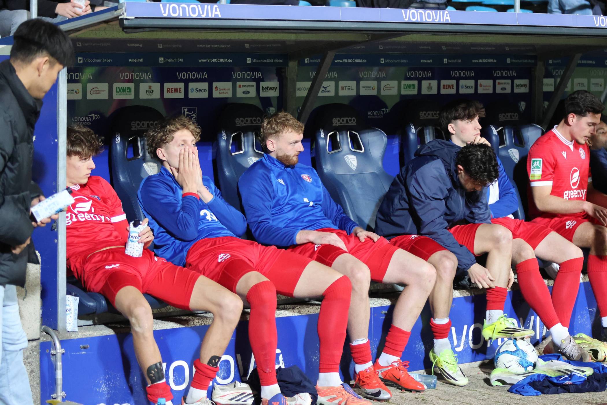 Der Frust nach dem Abpfiff.