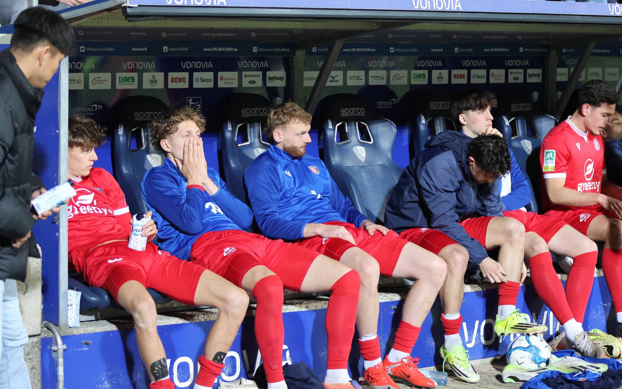 Der Frust nach dem Abpfiff.