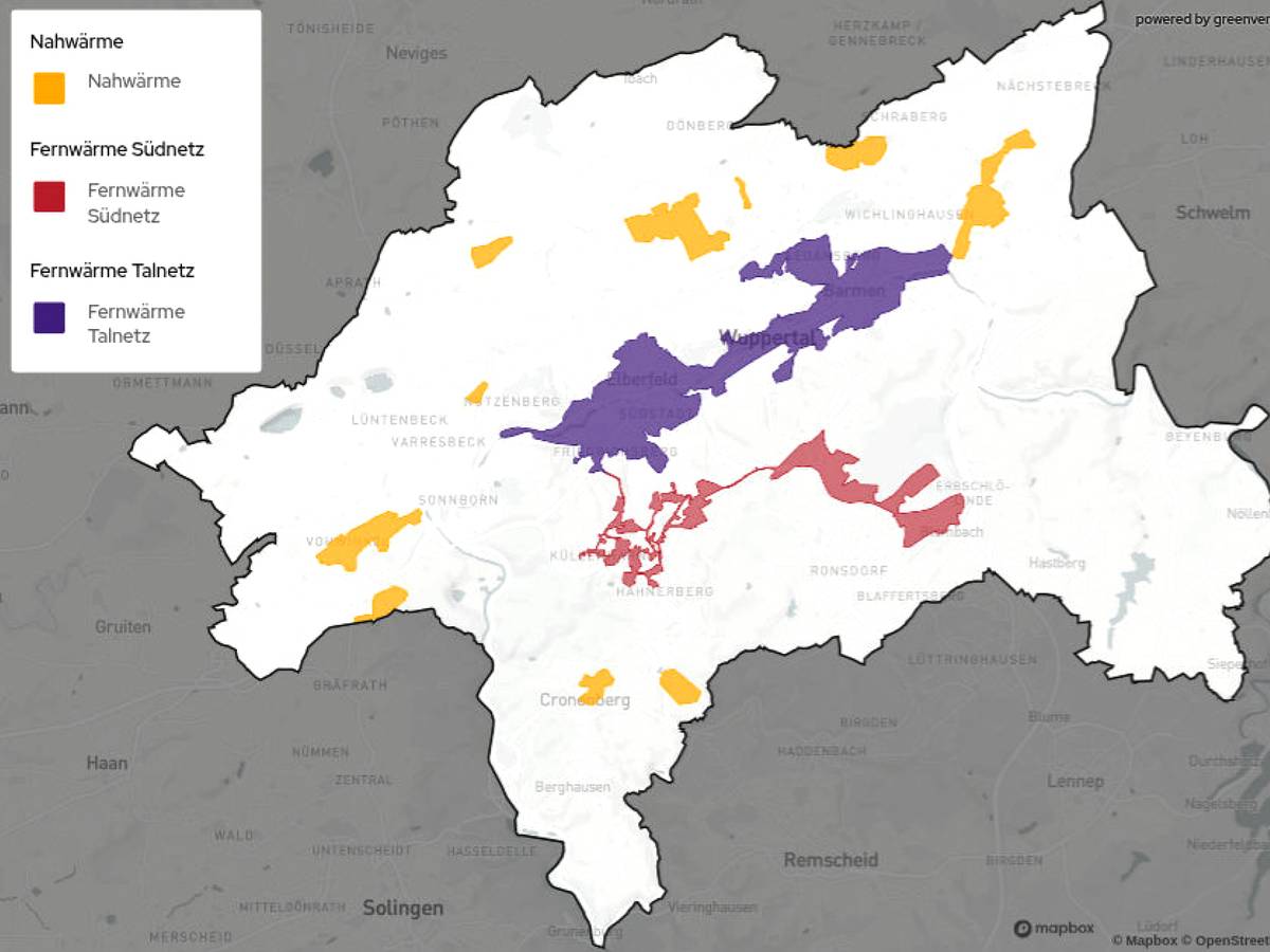 Zehn Gebiete für Nahwärmenetze möglich