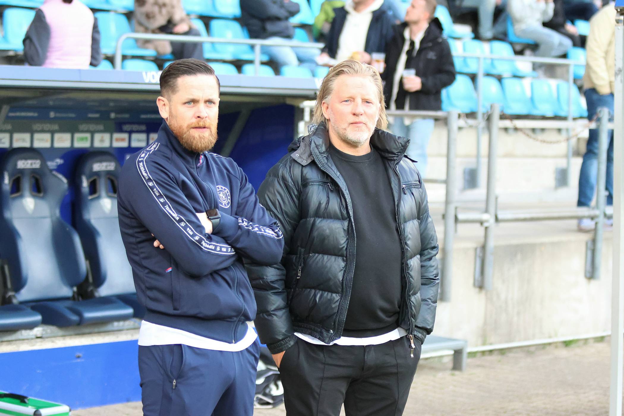  Trainer Mike Wunderlich und der Sportliche Berater Stephan Küsters. 