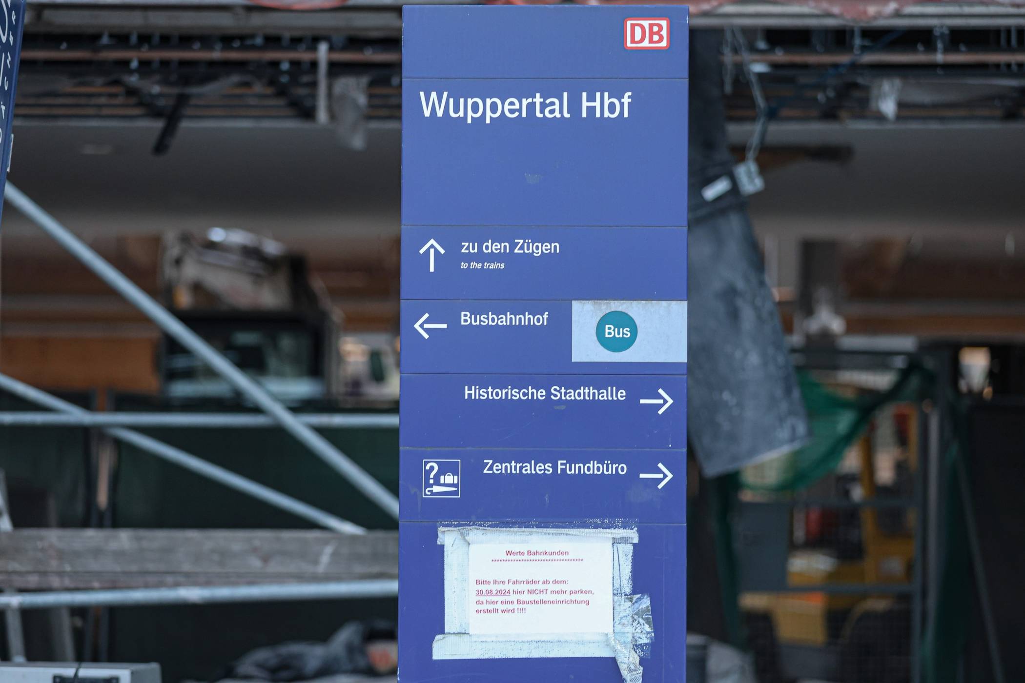  Die Bahn – eine große Baustelle. 