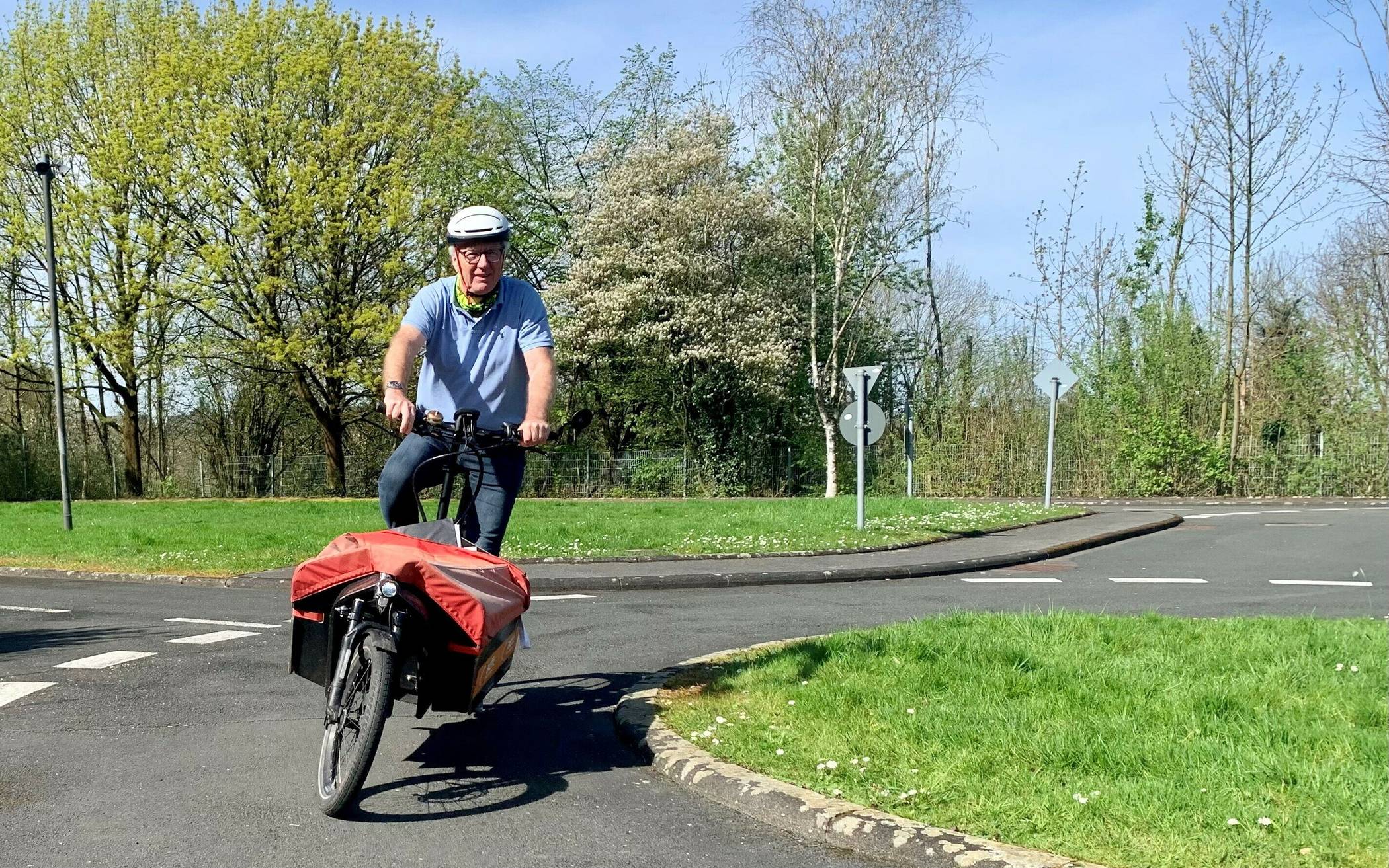 Auch das Fahren mit einem Lastenrad