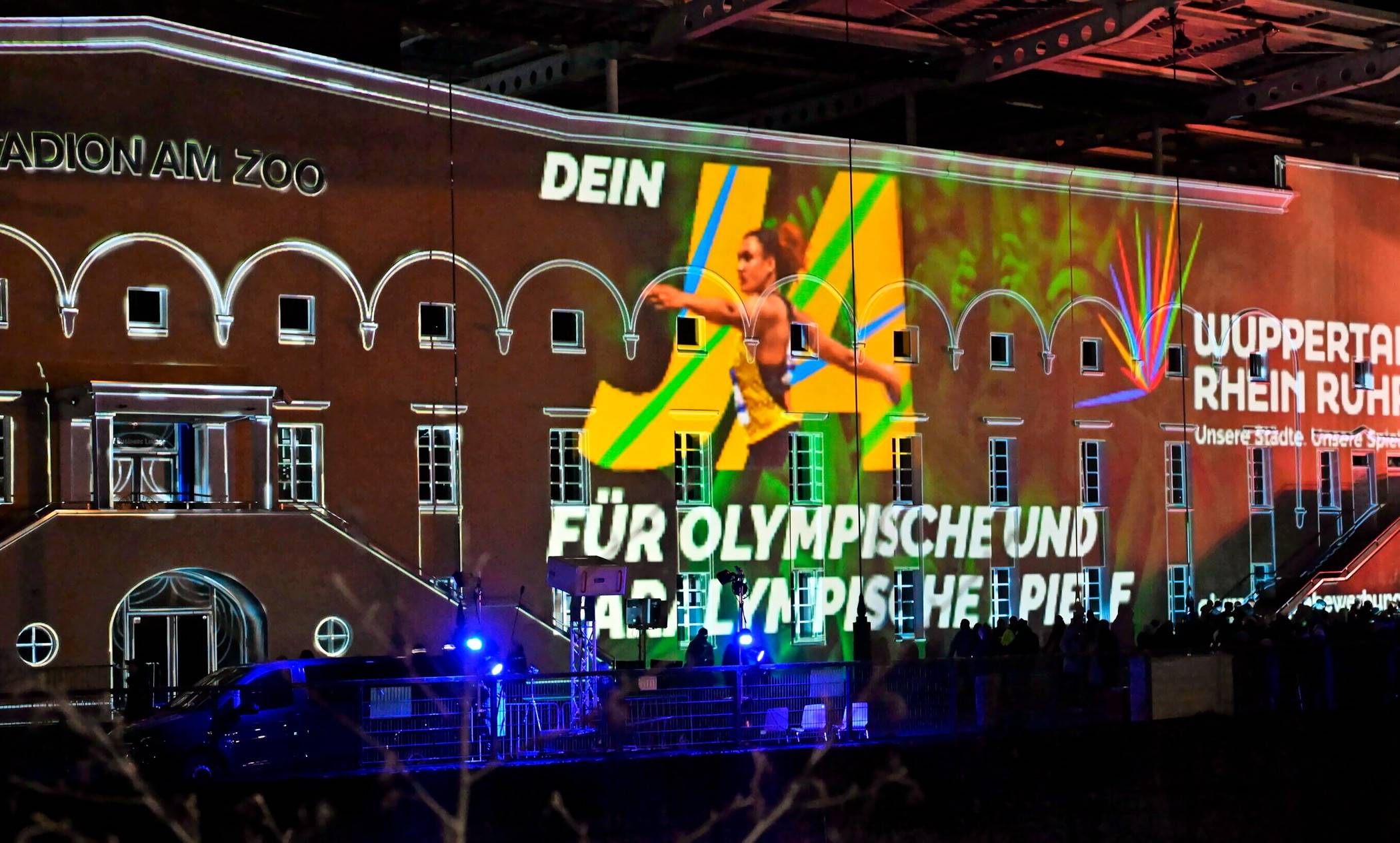 Die Illumination „City of Movement“ an