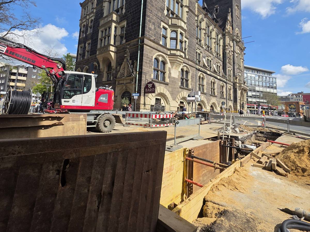 Knochenfunde bremsen City-Baustelle