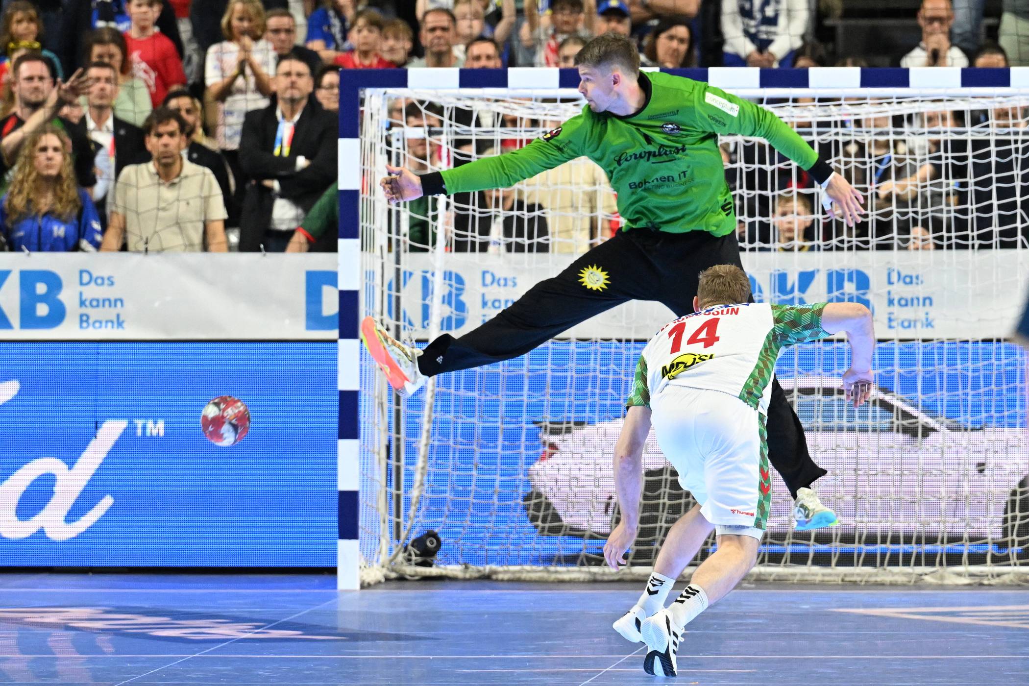 Torwart Christopher Rudeck bot eine starke Vorstellung.