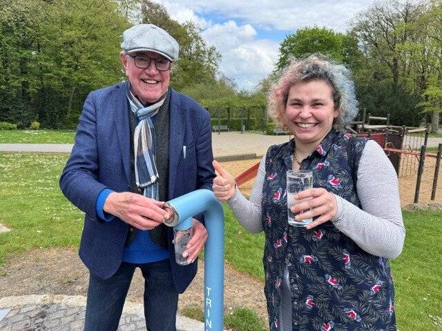 Trinkwasserbrunnen nun auch im Barmer Nordpark