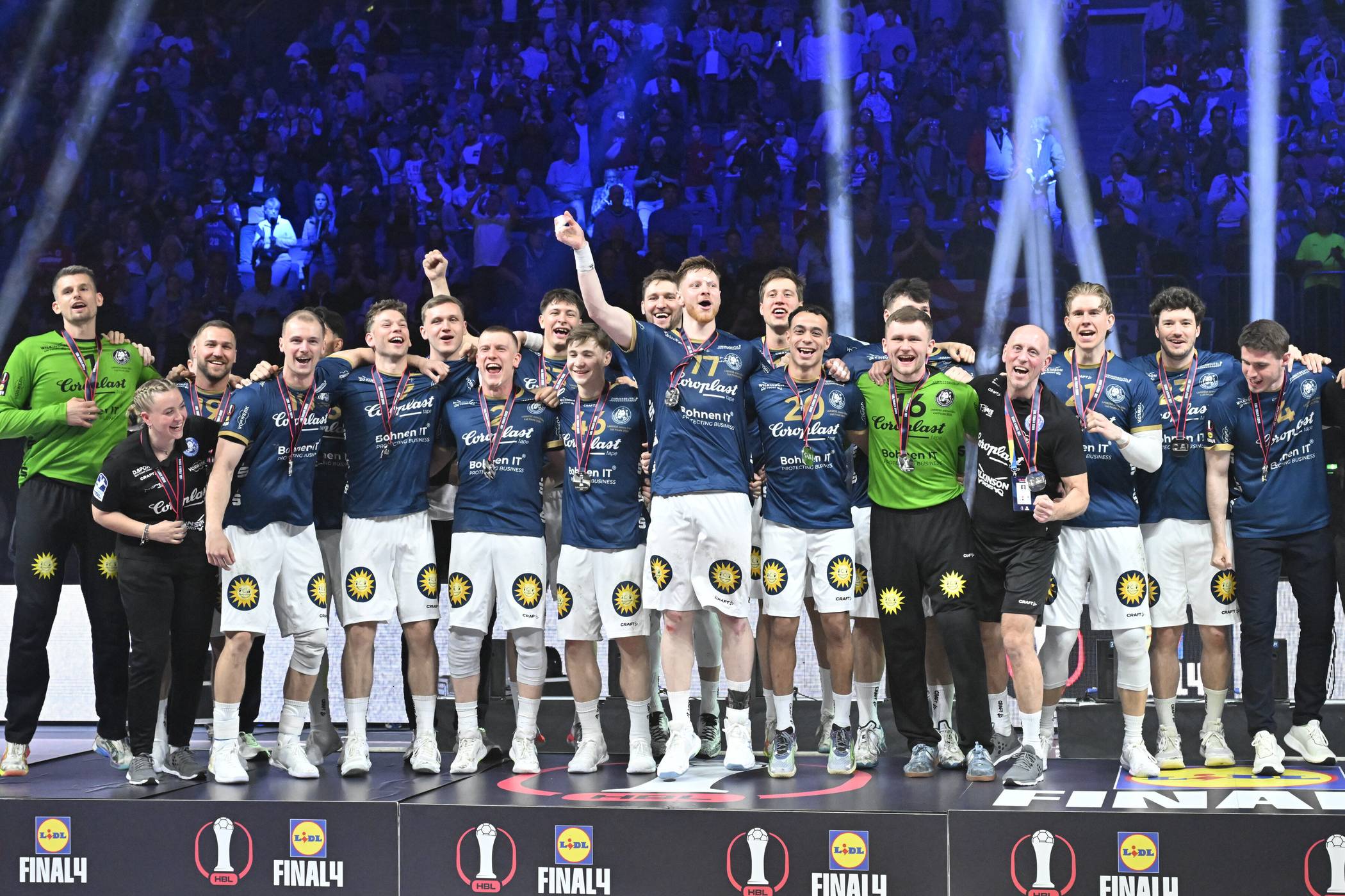  Der BHC bejubelte den zweiten Platz. 