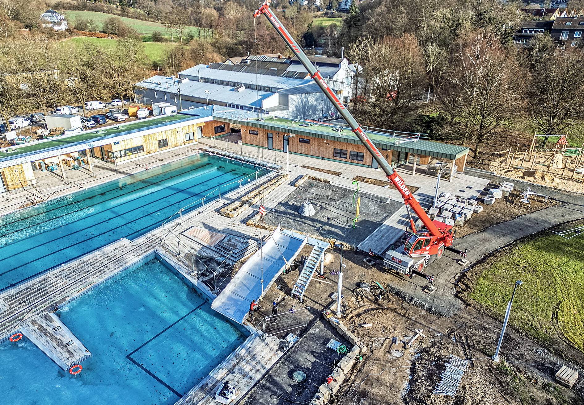 Im Januar 2026 wurde die Rutsche