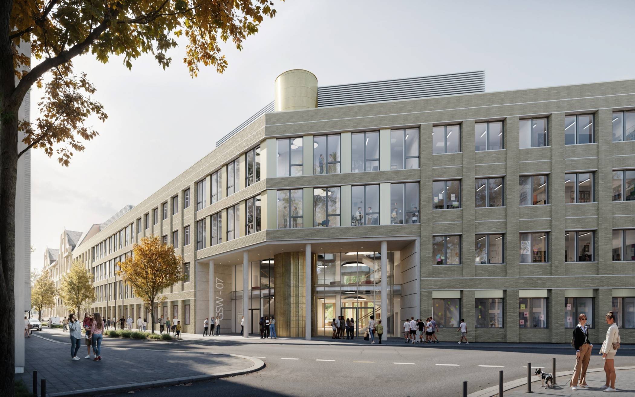 Die geplante Ansicht an der Bockmühle.