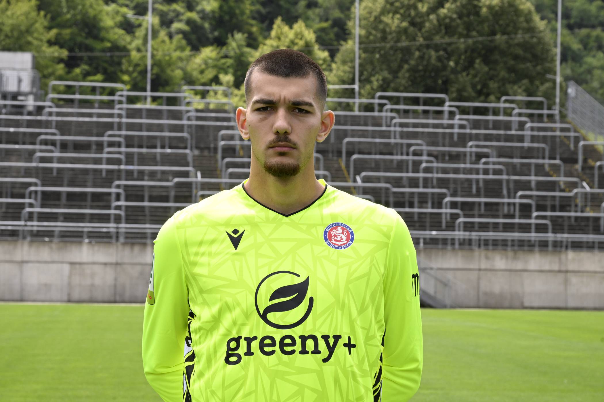  Fotios Adamidis stand diesmal zwischen den WSV-Pfosten. 