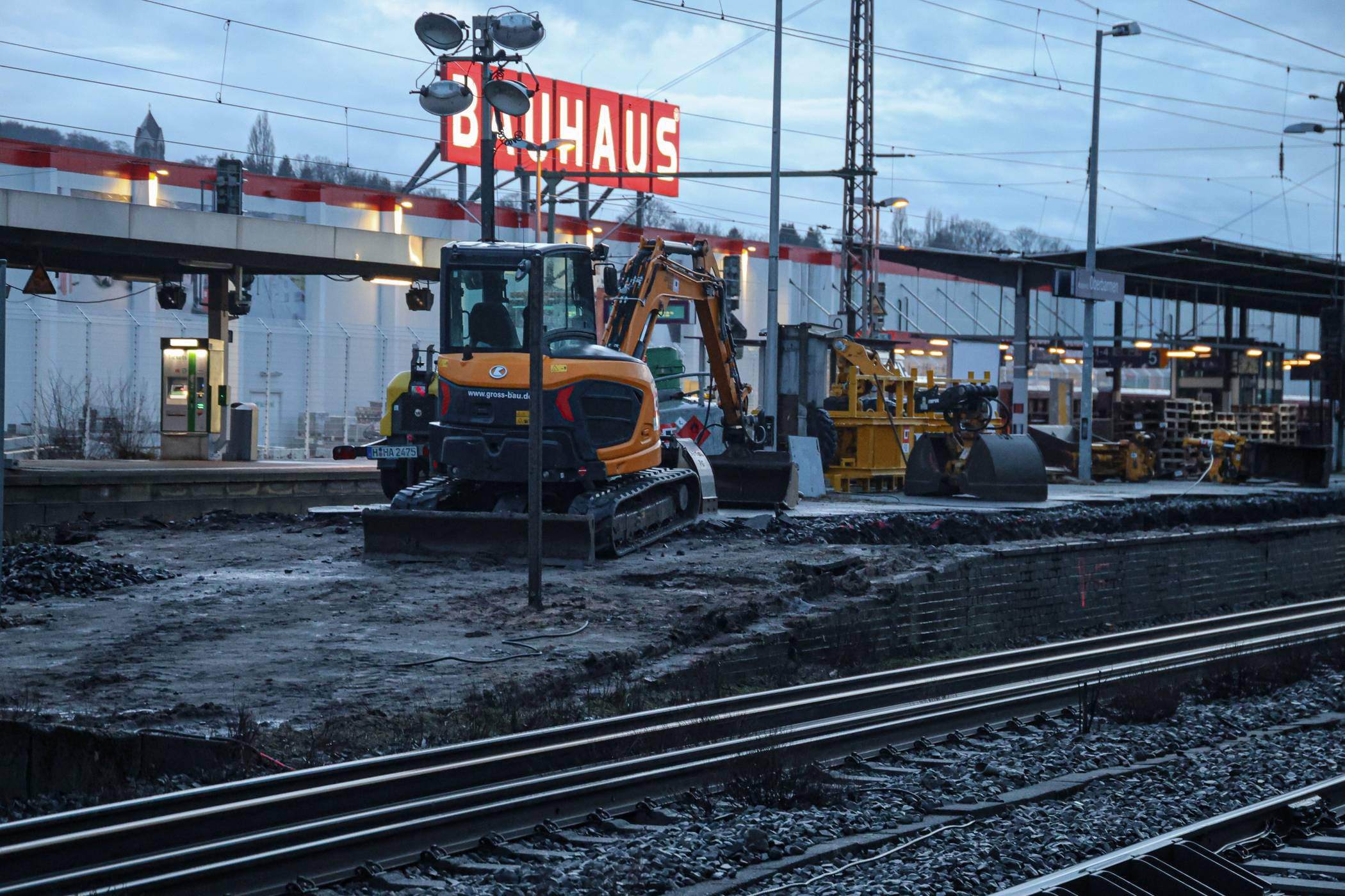  Die Arbeiten in Oberbarmen. 