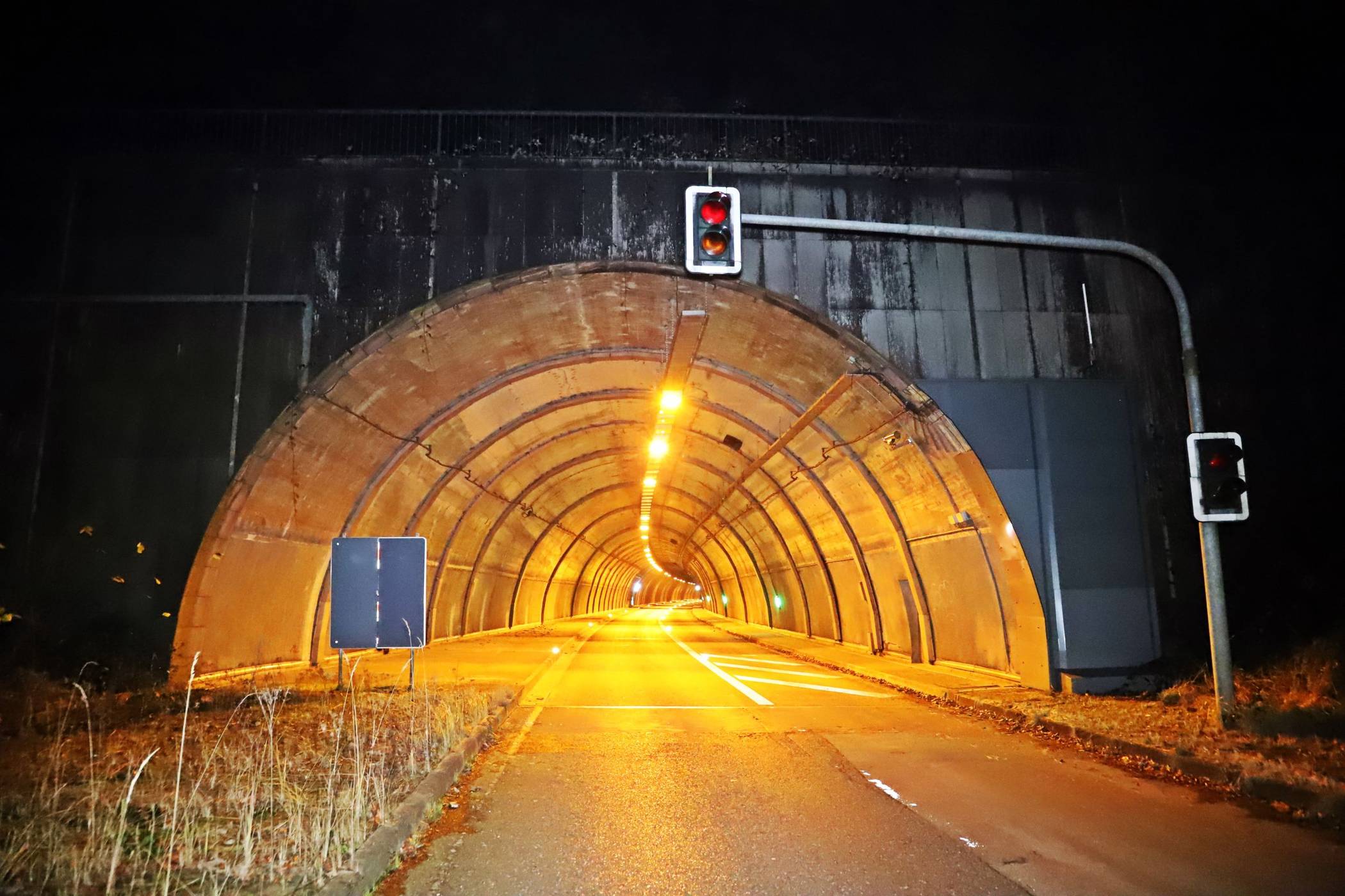  Der Kiesbergtunnel. 