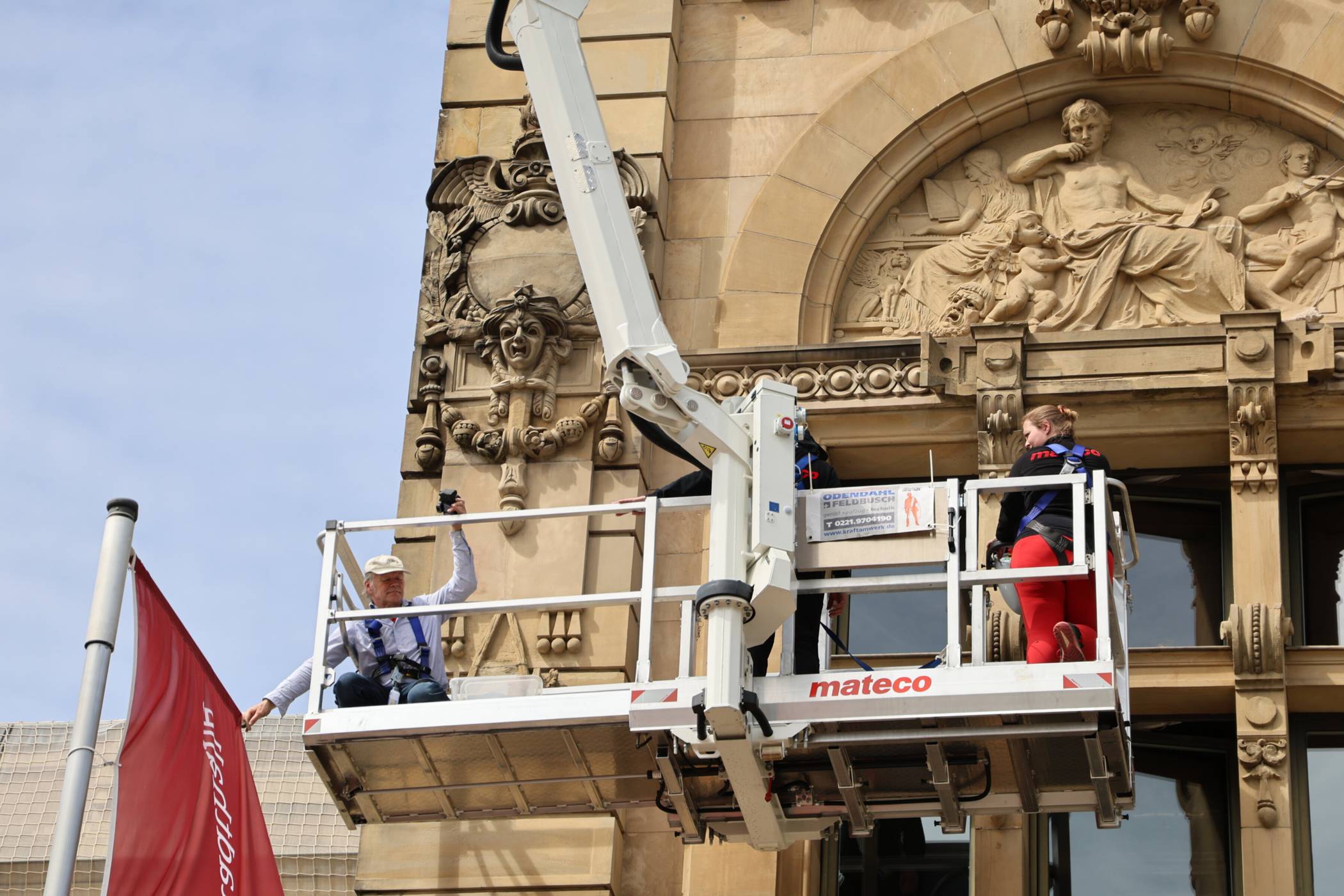 Die vorbereitenden Arbeiten laufen.