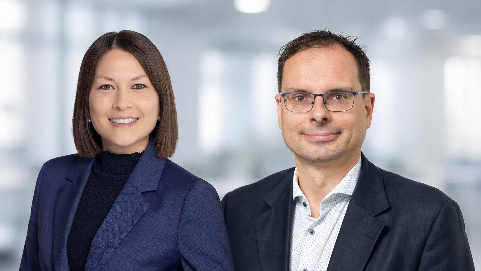 Rungfa Saligmann und Dr. Holger Raphael.