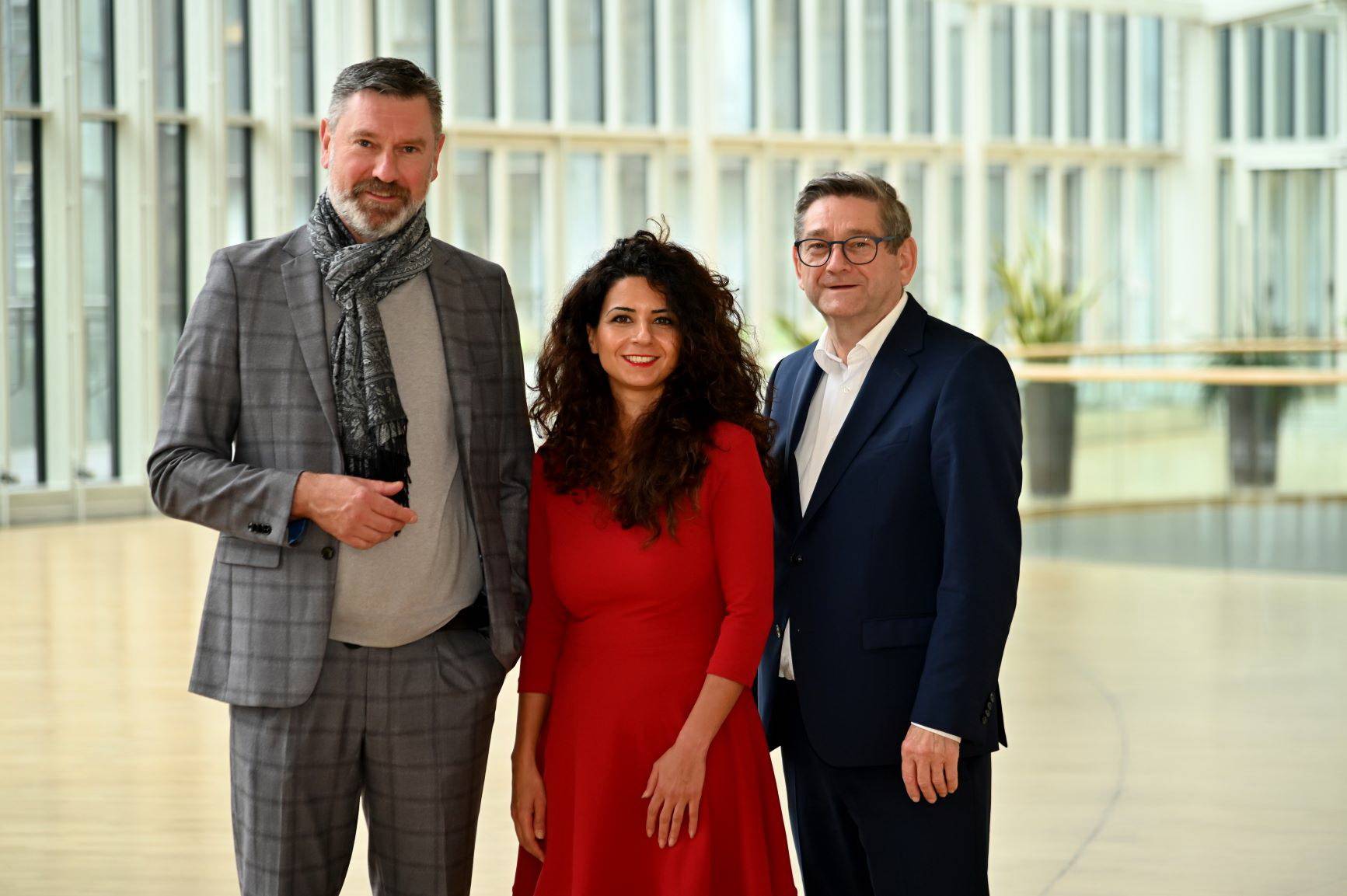 Andreas Bialas (li.), Dilek Engin und Josef Neumann.