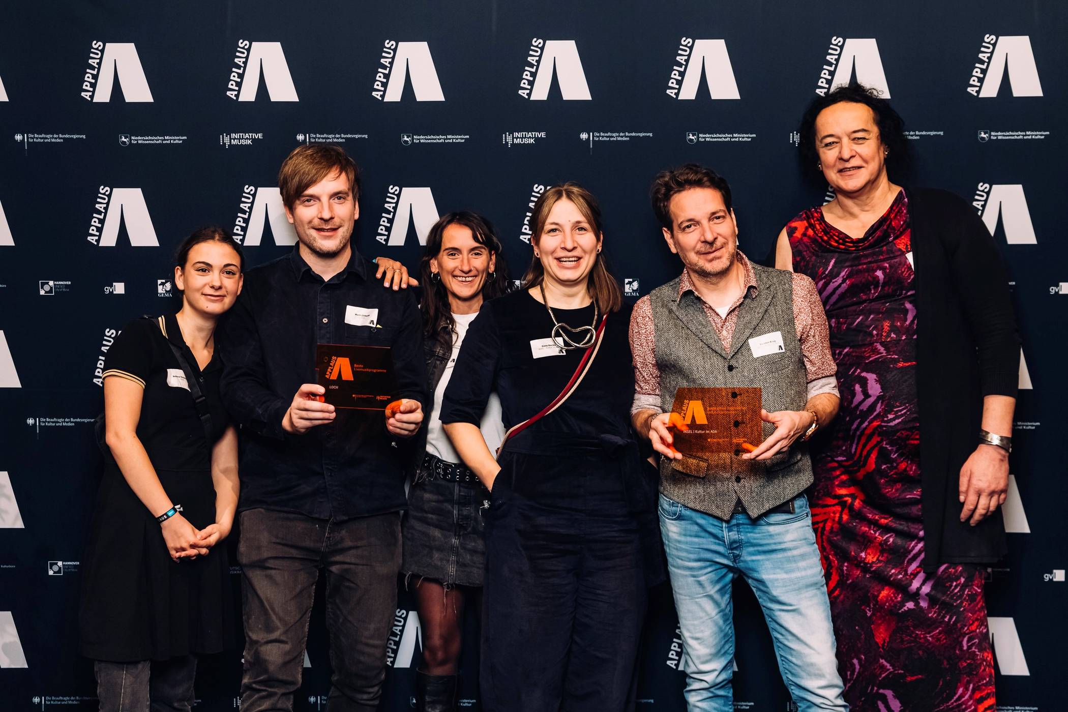  Die Verleihung des „Applaus“-Preises an die „Insel“ und an das „Loch“ (Archivbild). 