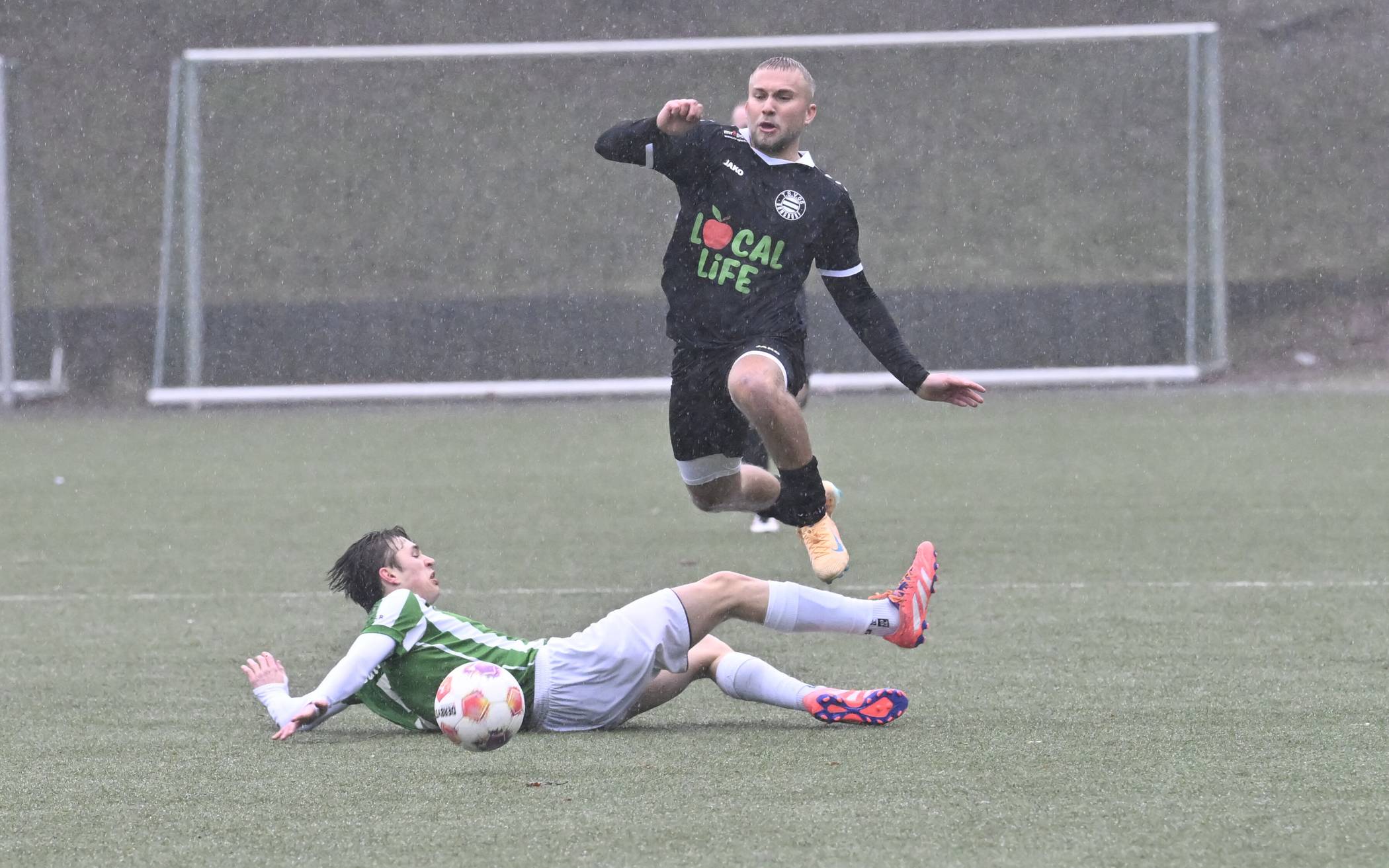 Szene aus dem Derby zwischen dem