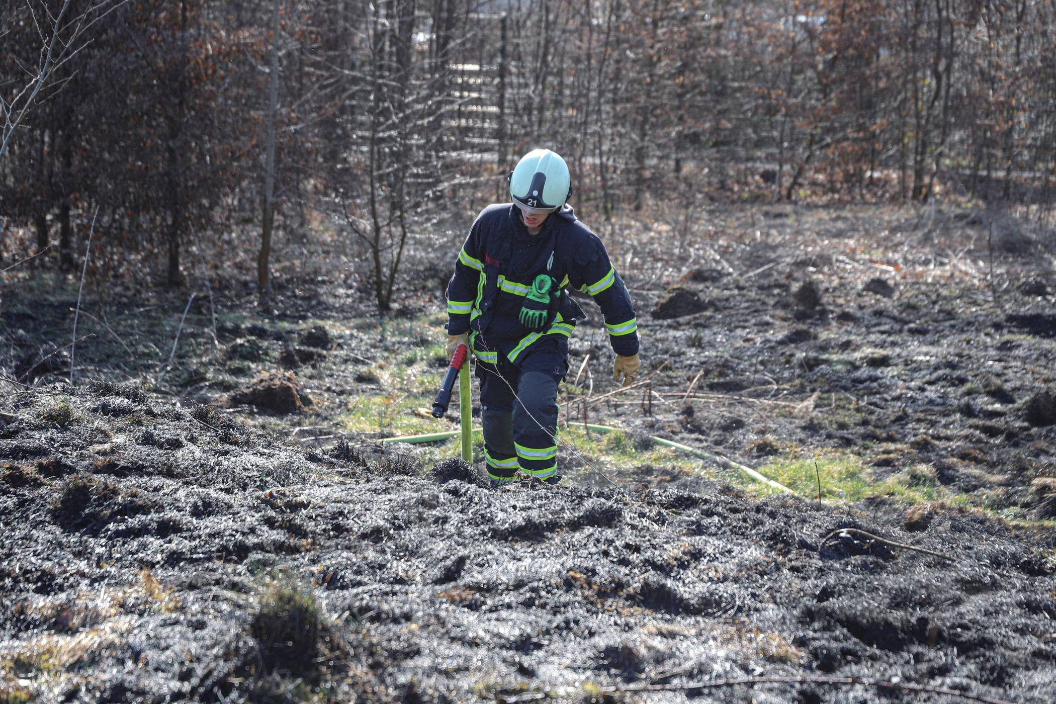 Vegetationsbrand (Archivbild).