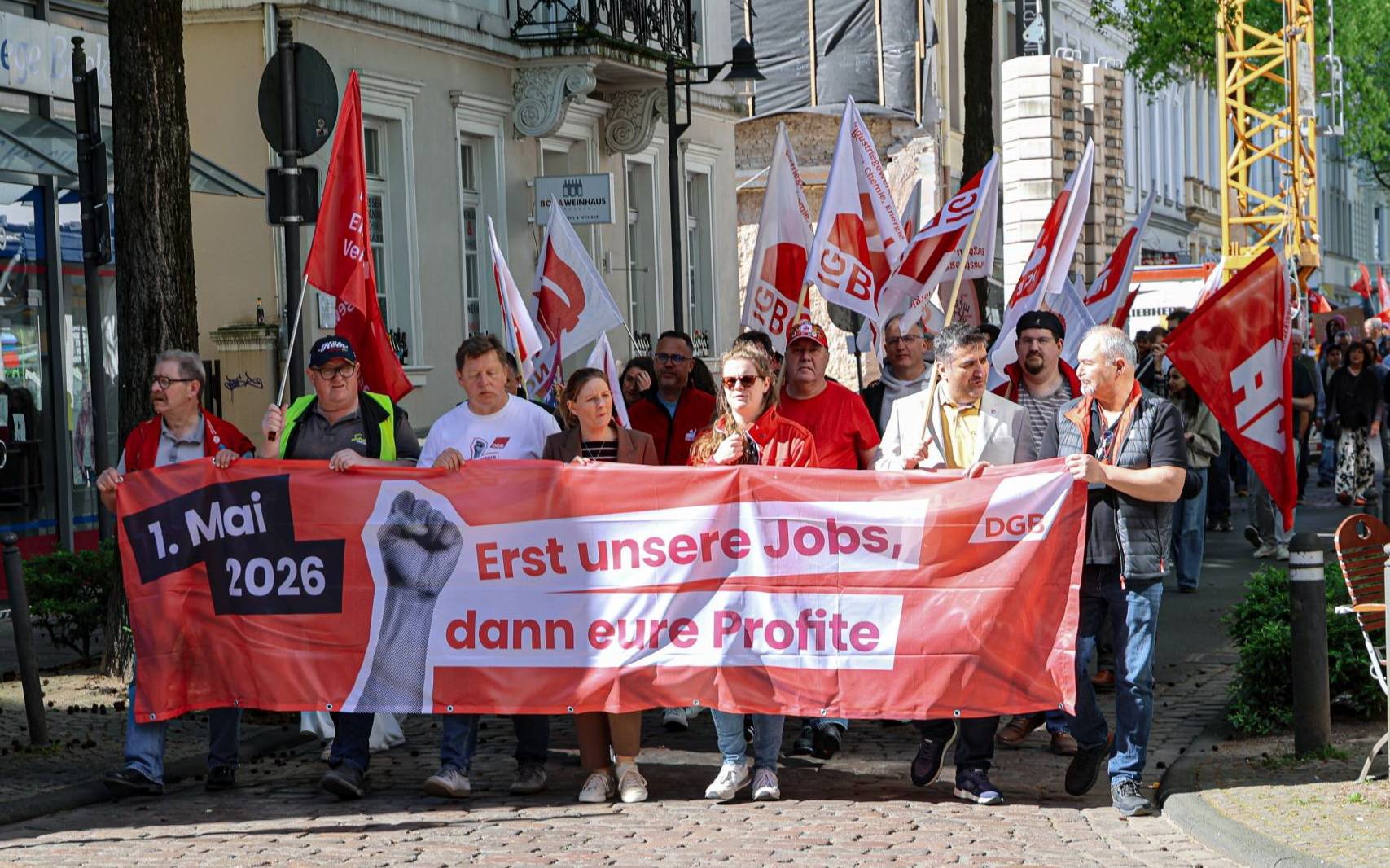 Bilder: Maikundgebung 2026 des Wuppertaler DGB